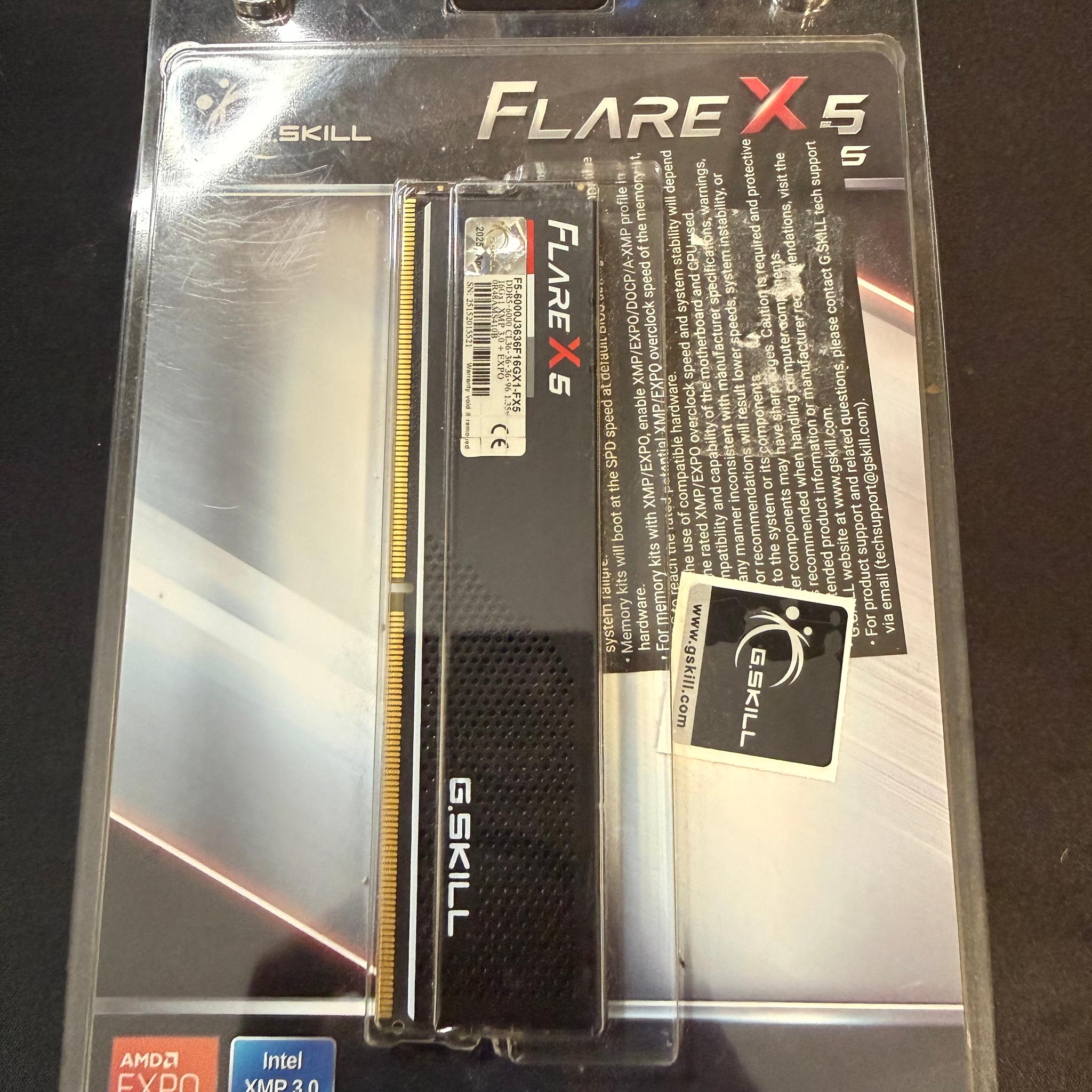 BNIB 16 Gb DDR5 Ram 6000MHz CL36