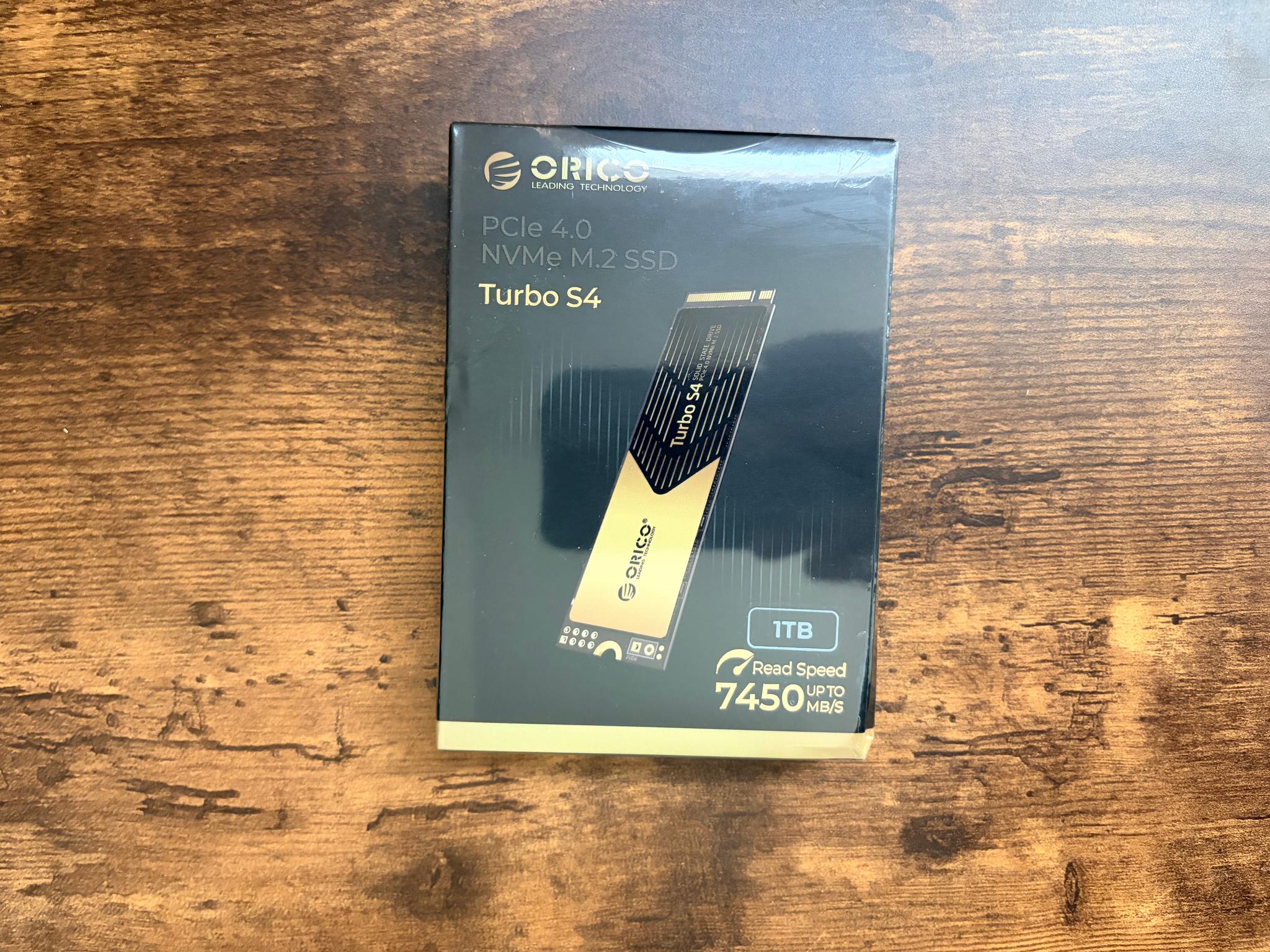 Orico Turbo S4 1TB Gen 4x4 NVMe M.2 ssd