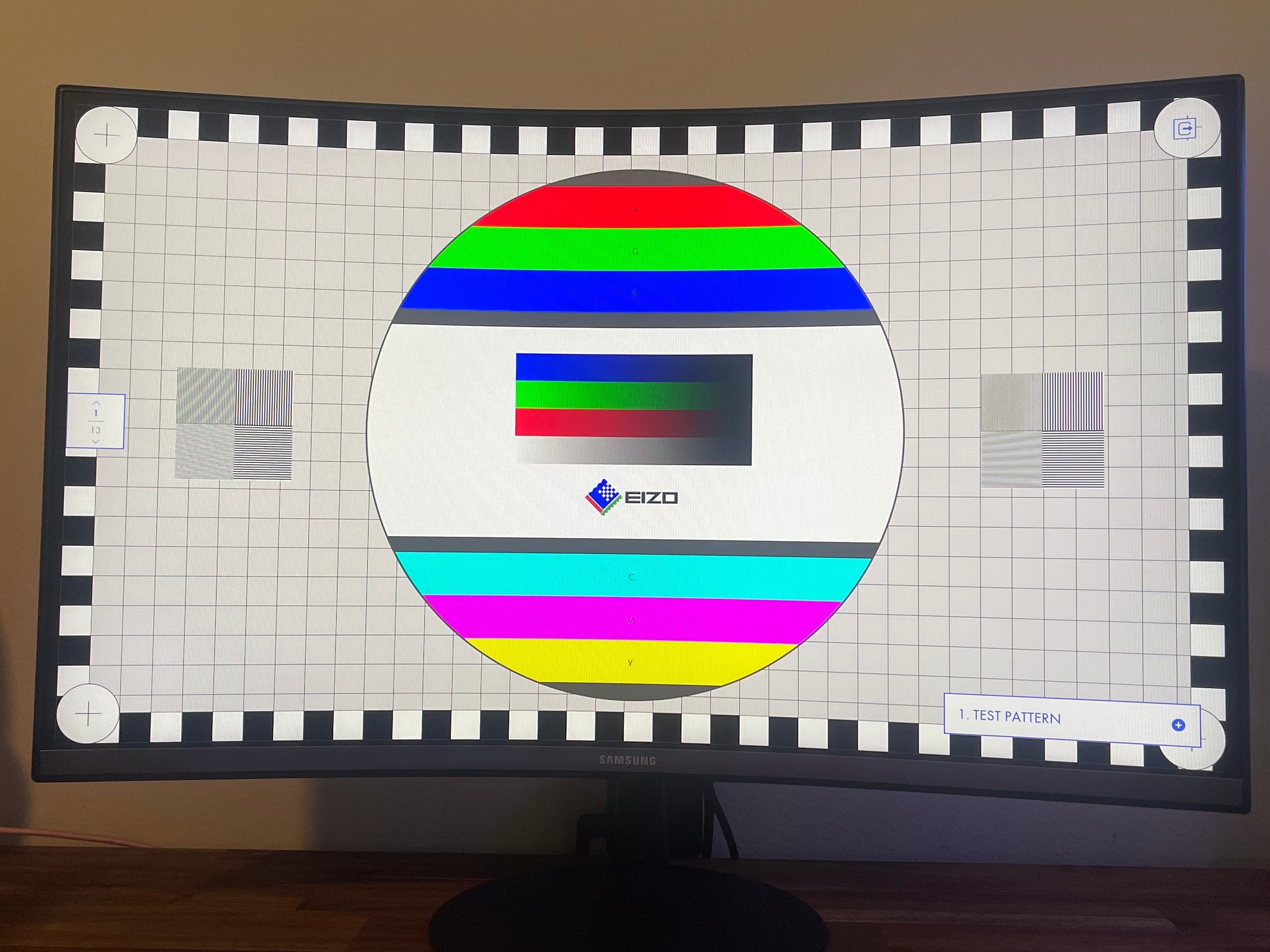 Samsung - T55 27" Curved Monitor, 1080P, 75hz, LC27T550FDNXZA