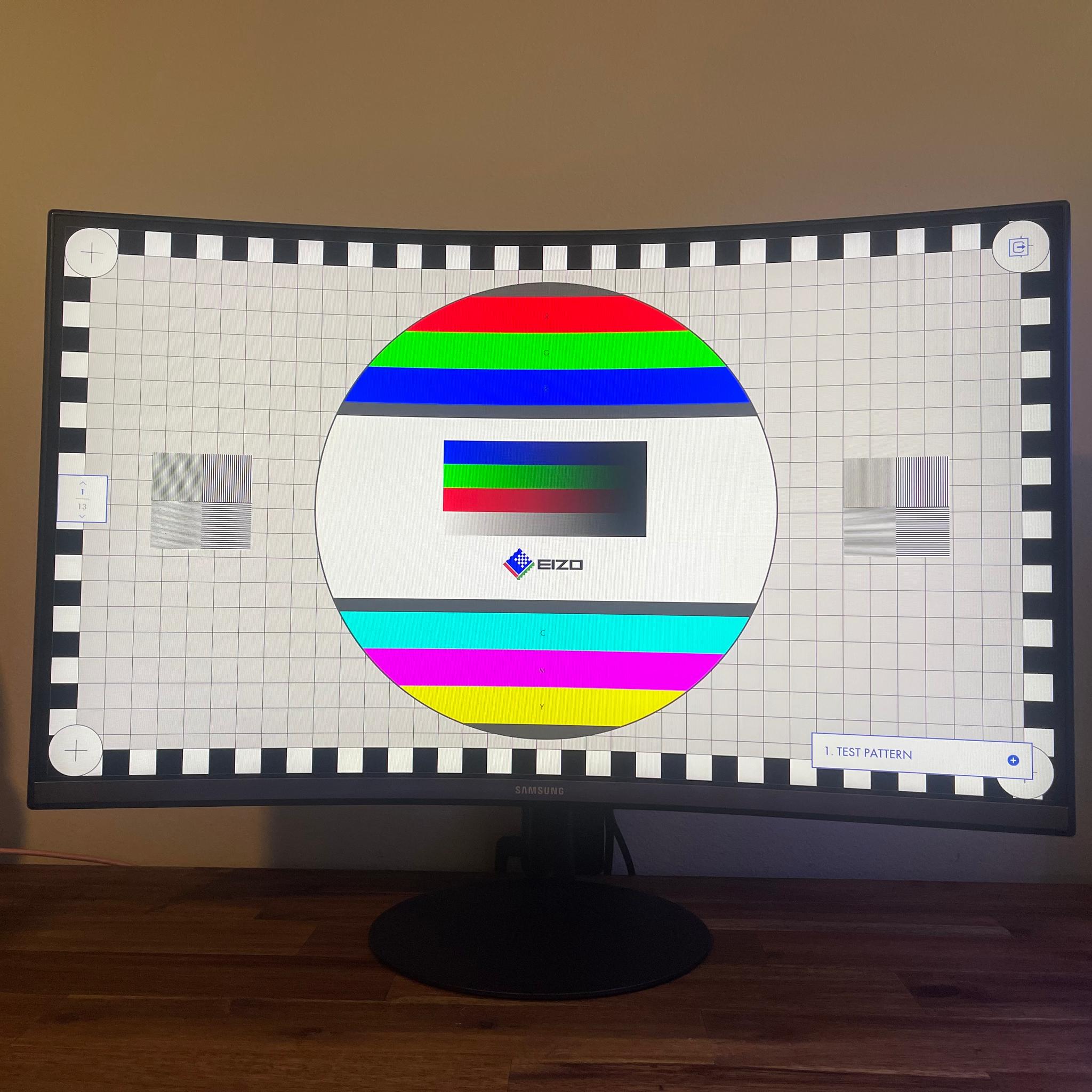 Samsung - T55 27" Curved Monitor, 1080P, 75hz, LC27T550FDNXZA
