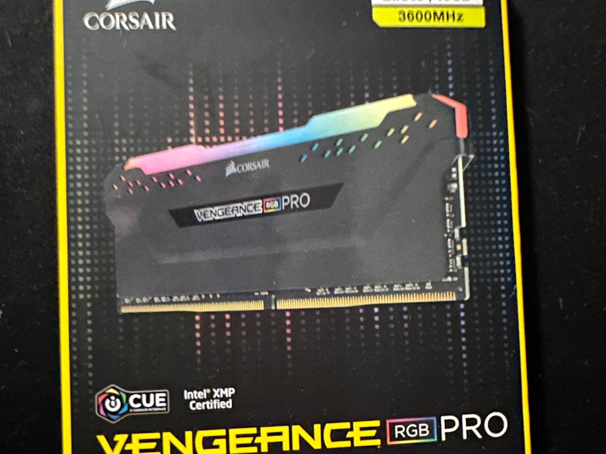 Corsair Vengeance RGB 16GB DDR4 3600mhz