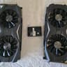 Two (2) ZOTAC GeForce GTX 1080 AMP! graphics cards with SLI bridge