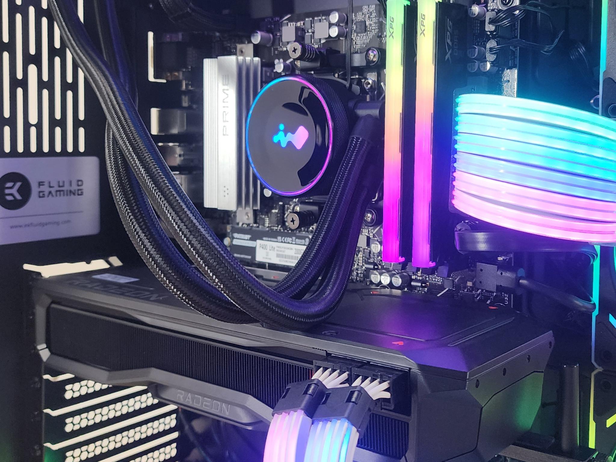 Gaming PC Ryzen 7 7800X3D 32GB RAM 2TB SSD RX 7900 XT 20GB Windows 11 Computer