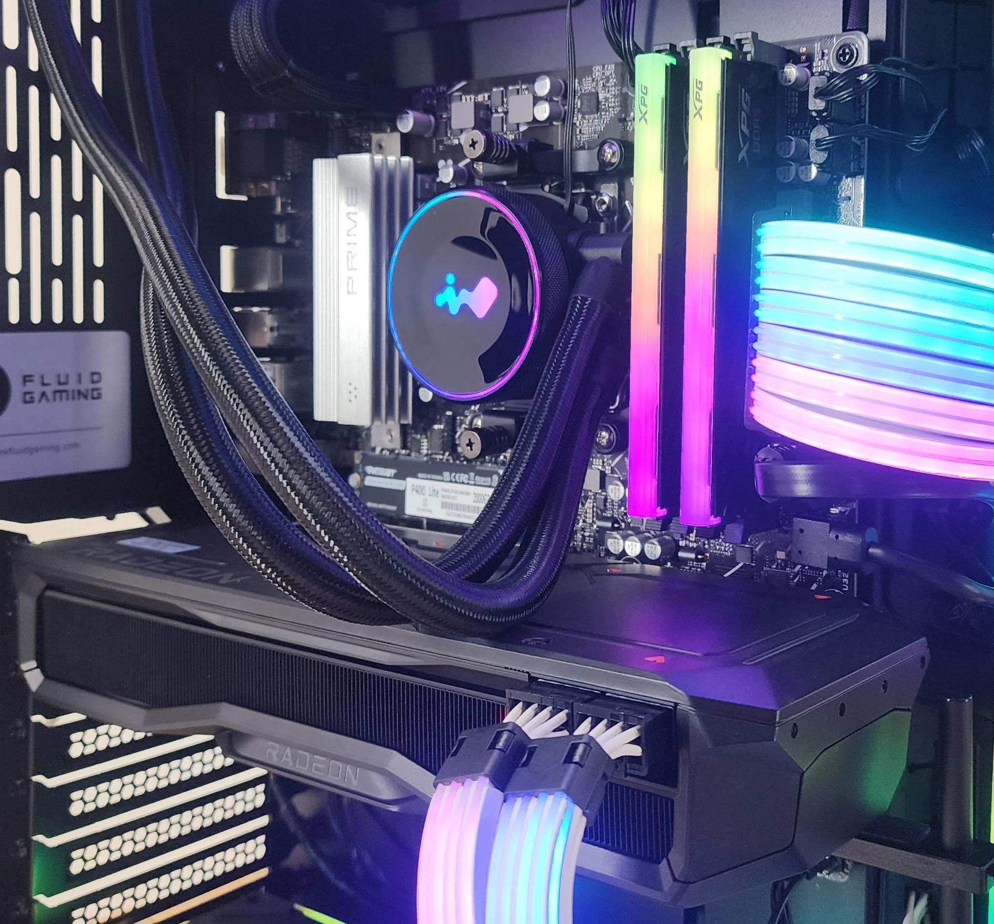 Gaming PC Ryzen 7 7800X3D 32GB RAM 2TB SSD RX 7900 XT 20GB Windows 11 Computer