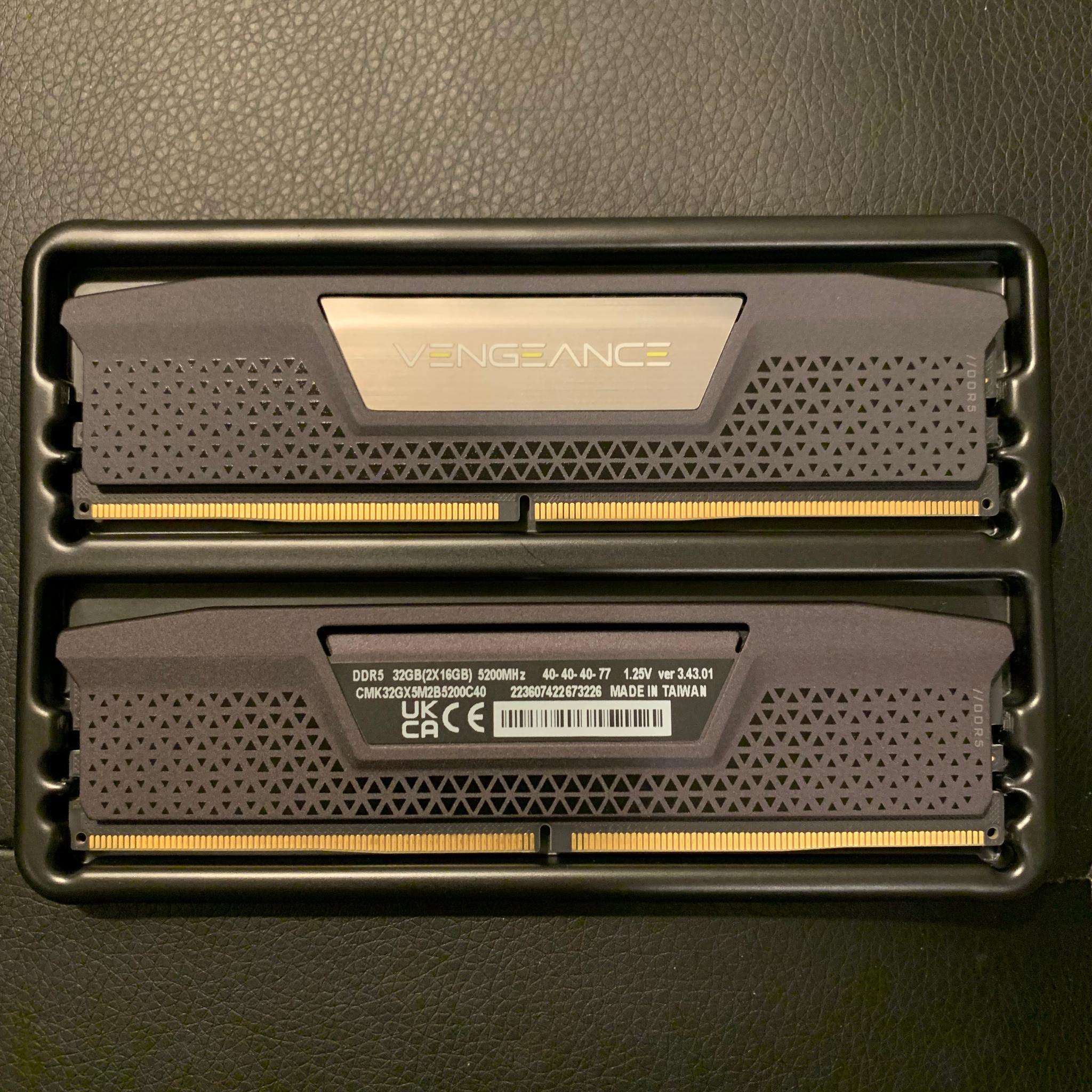 Corsair Vengeance DDR5 32GB (2x16GB) 5200MHz