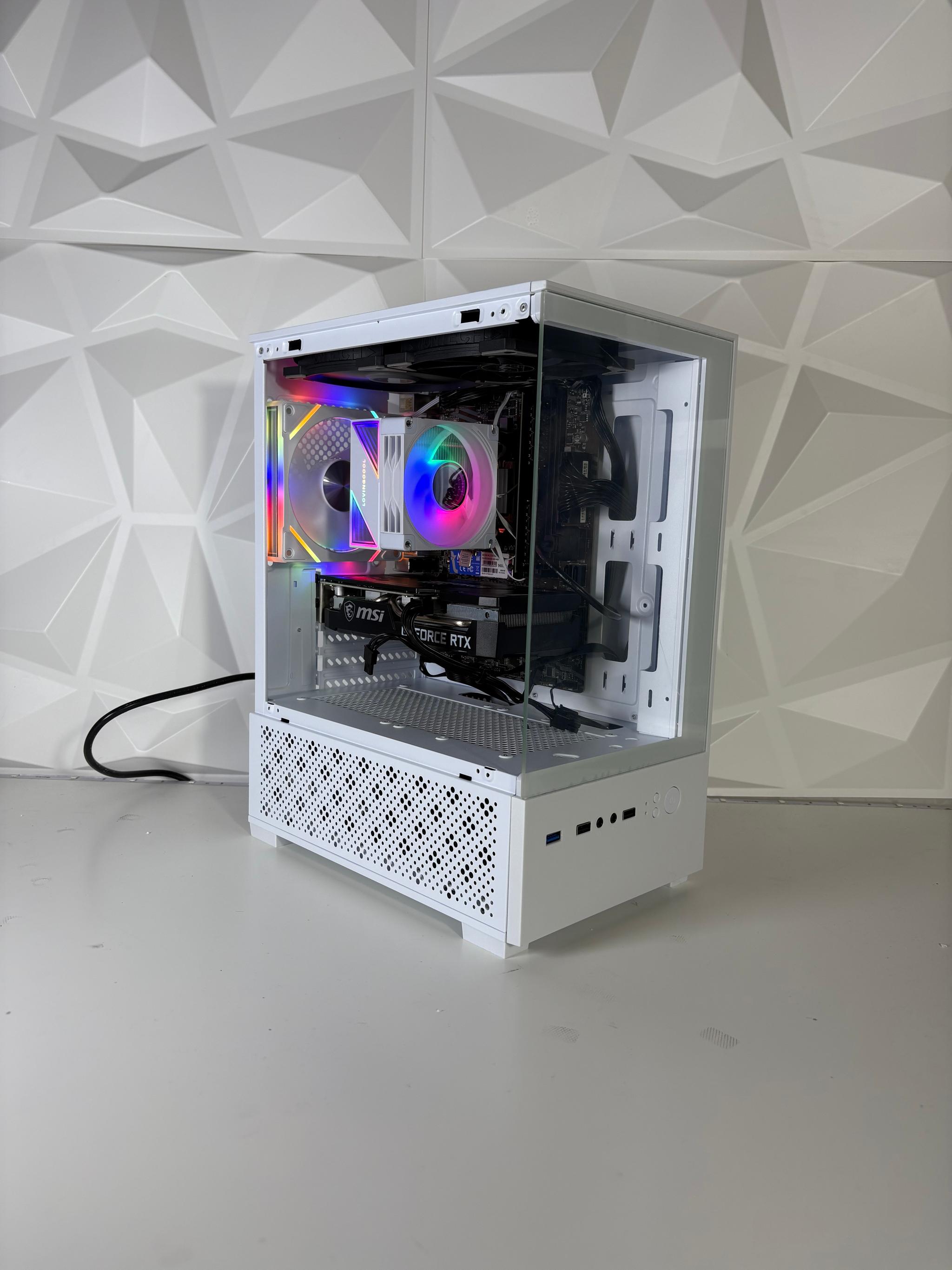 White SFF Gaming PC (V2) - RTX 3060 8GB / Ryzen 5 3500/ 16GB DDR4