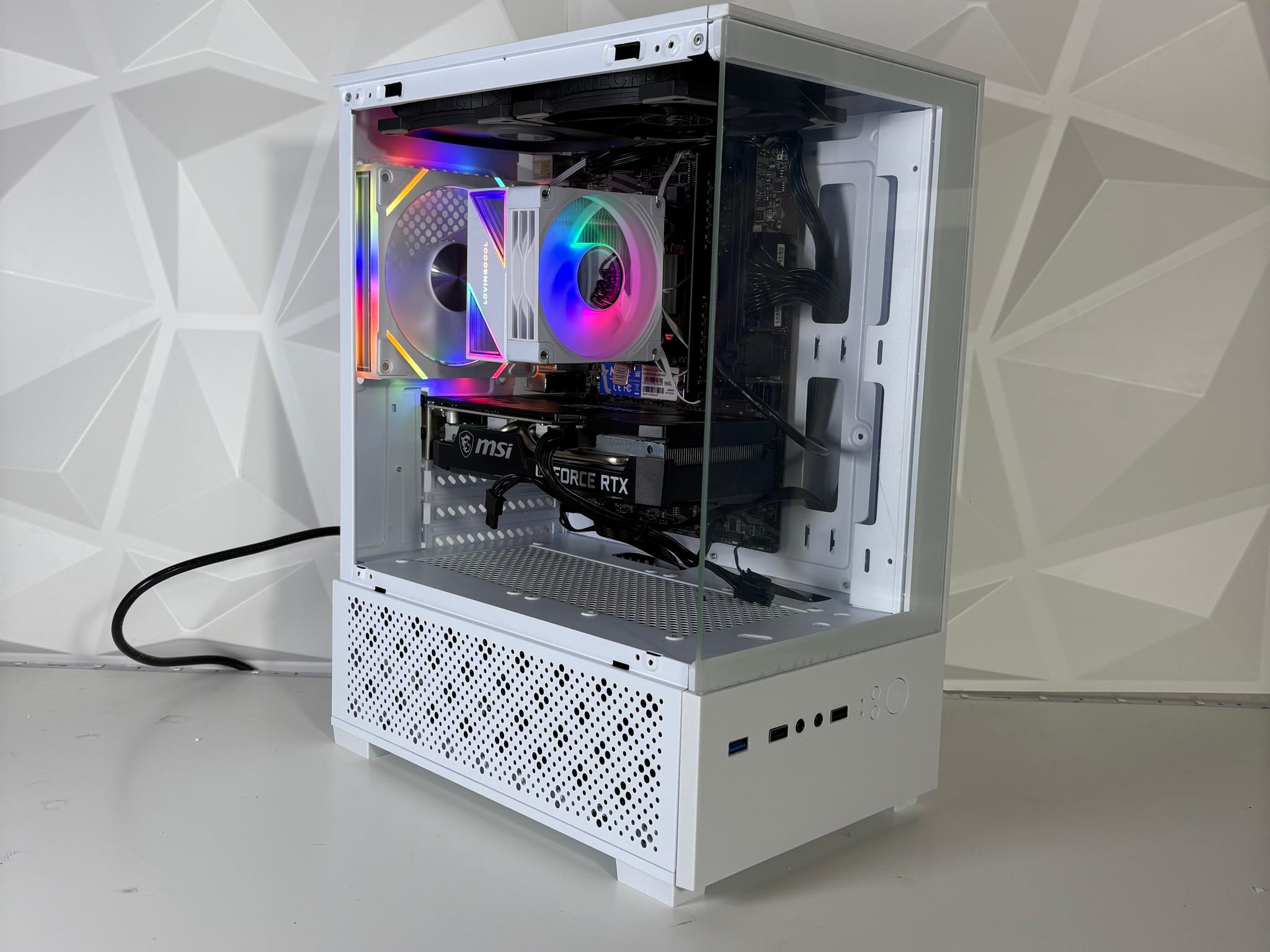 White SFF Gaming PC (V2) - RTX 3060 8GB / Ryzen 5 3500/ 16GB DDR4