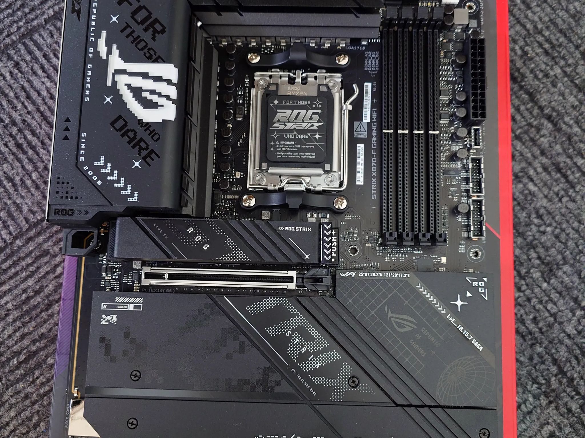 Asus ROG STRIX X870-F Motherboard