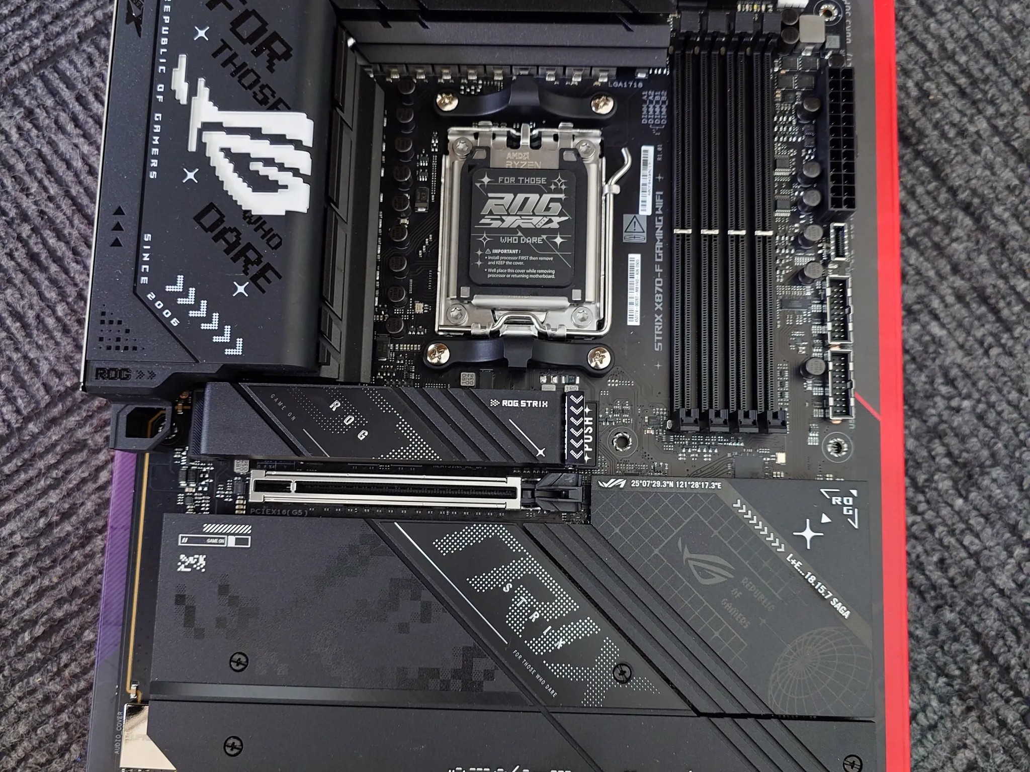 Asus ROG STRIX X870-F Motherboard