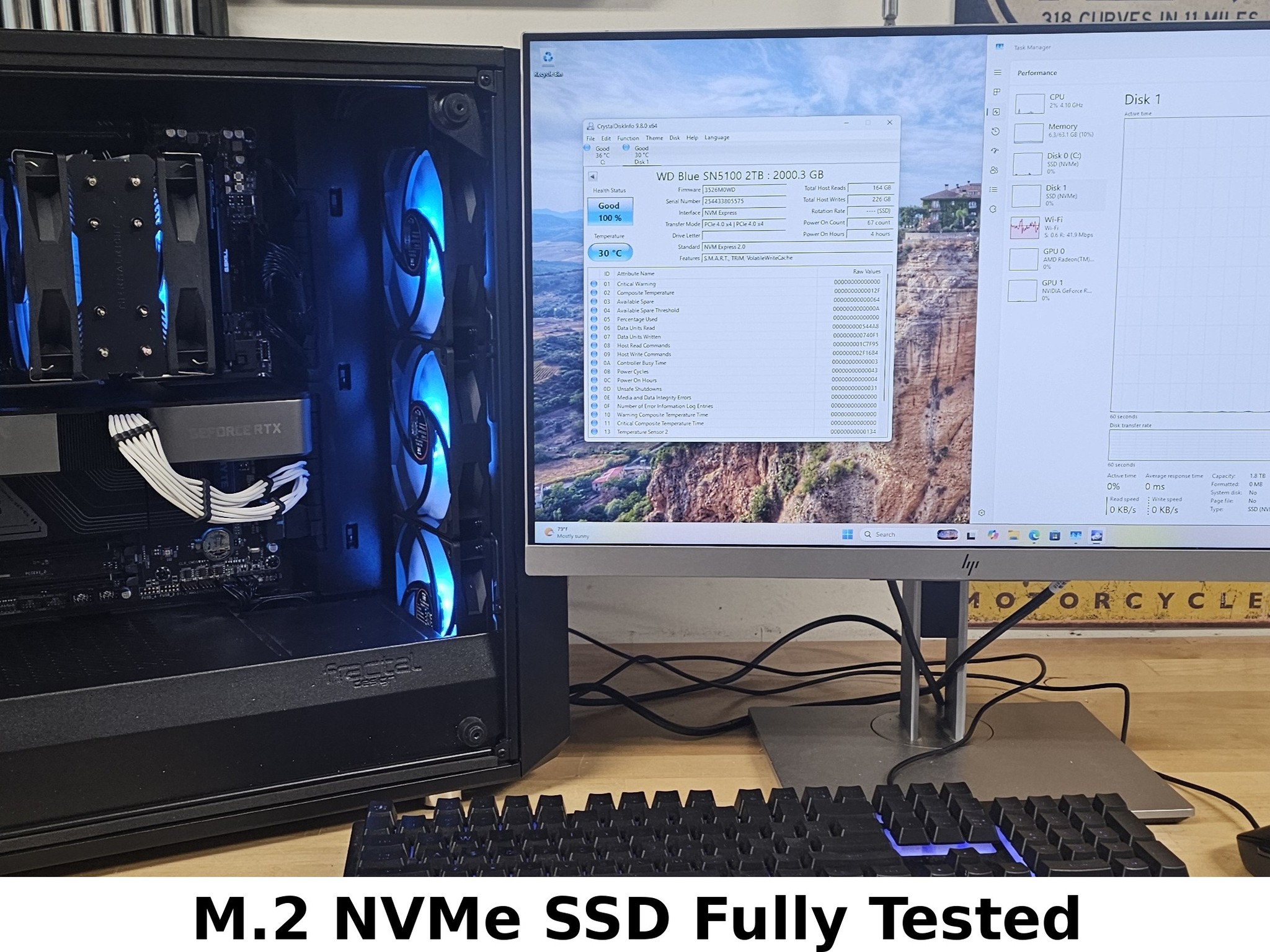 2TB NVMe M.2-316 SSD Gen 4 WD Blue SN5100