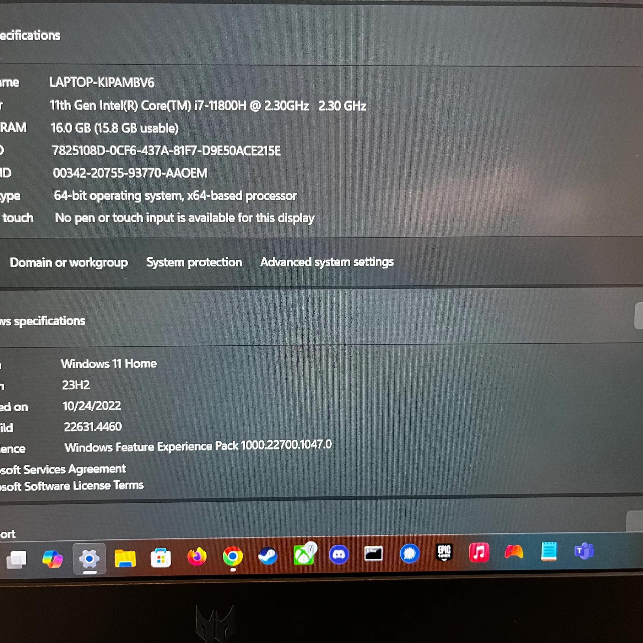 Acer Predator Helios 300 | Intel i7-11800H | RTX 3060 | 144Hz | 16GB DDR4 | 512GB SSD | WiFi 6