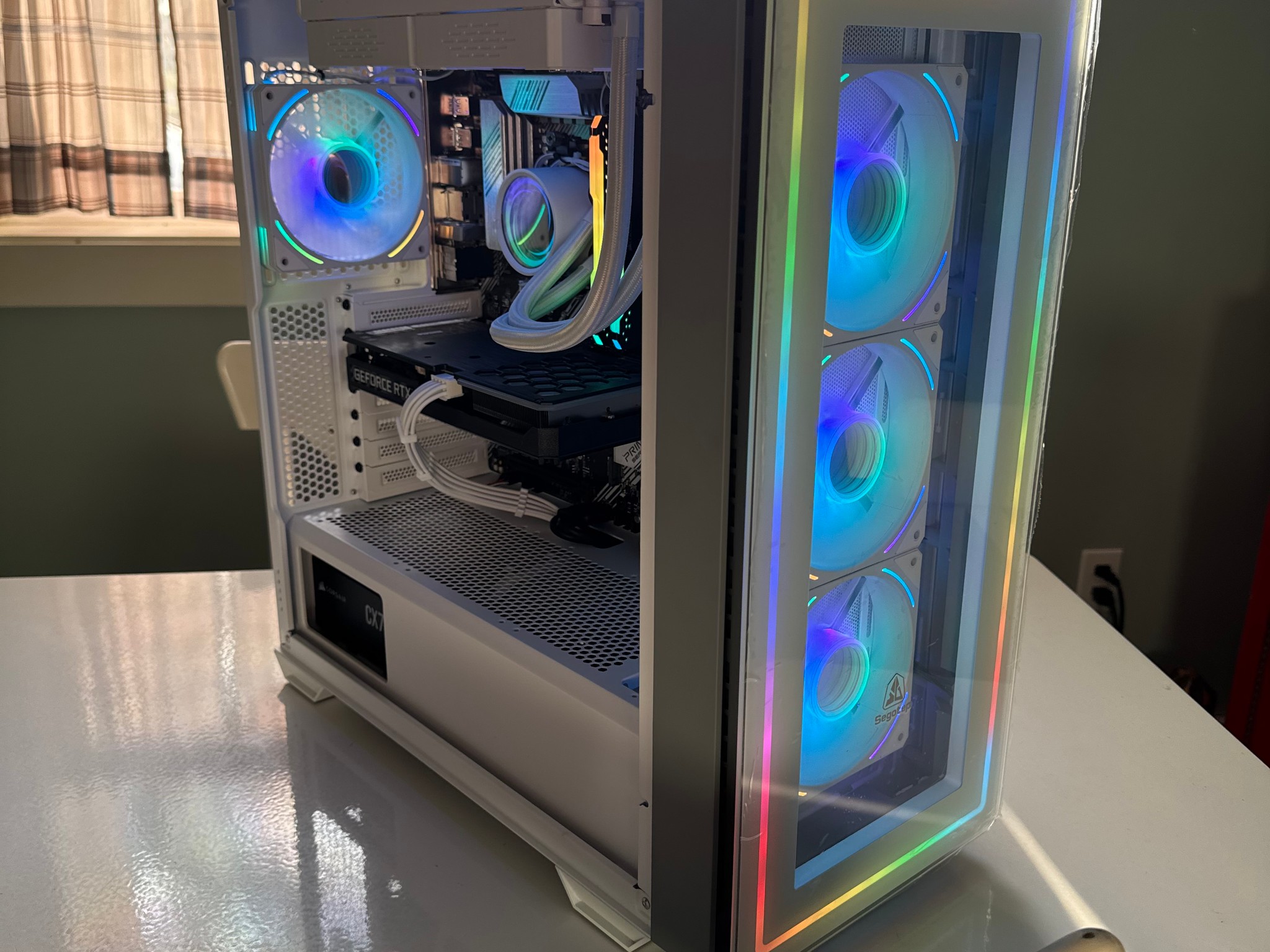 Whiteout Storm | Custom Gaming PC | 3060 TI - R5 5500 - 16GB Ram - 512 NVme