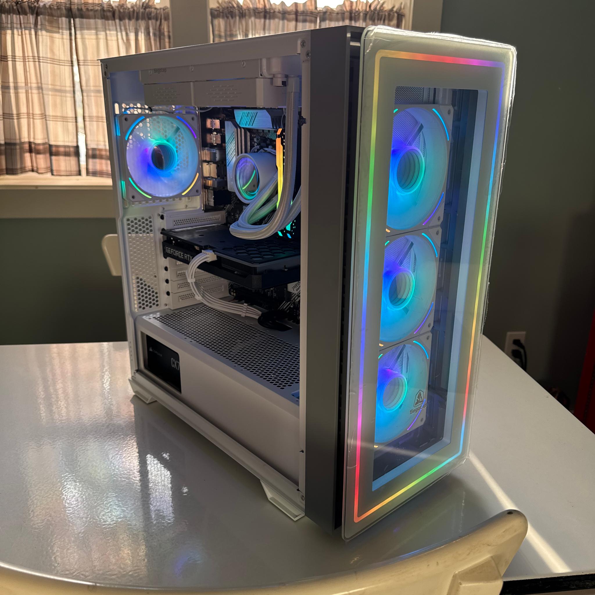 Whiteout Storm | Custom Gaming PC | 3060 TI - R5 5500 - 16GB Ram - 512 NVme