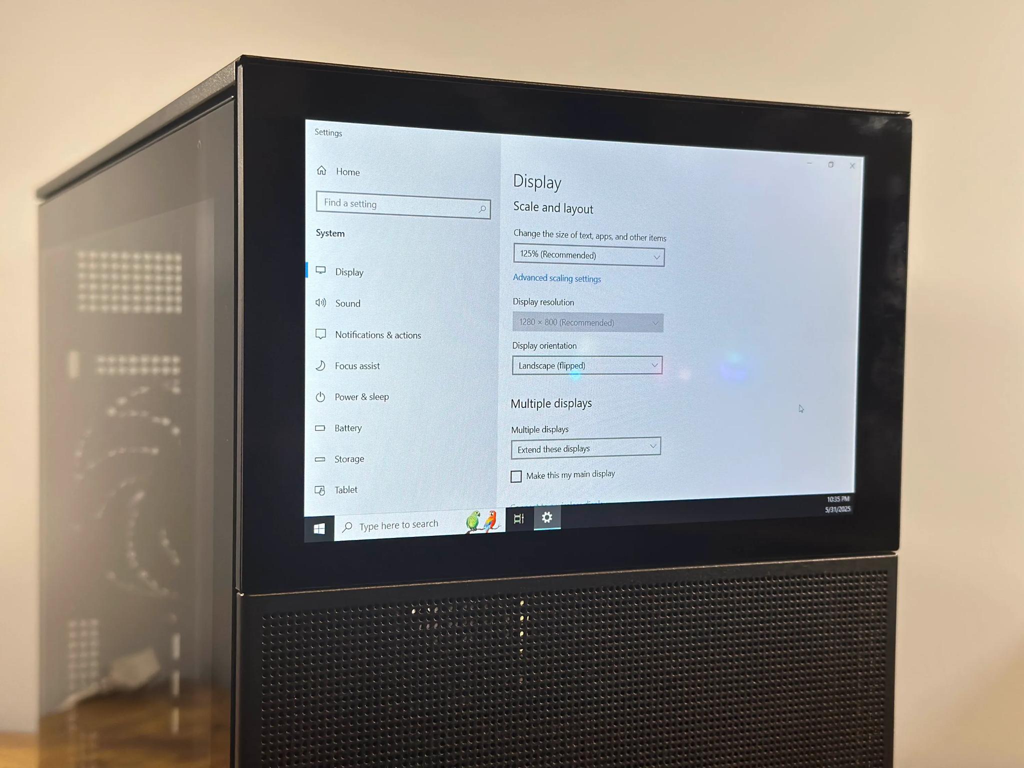 JONSBO D31 MESH SC BLACK Micro ATX Computer Case with LCD Display & 1x 120mm Fan