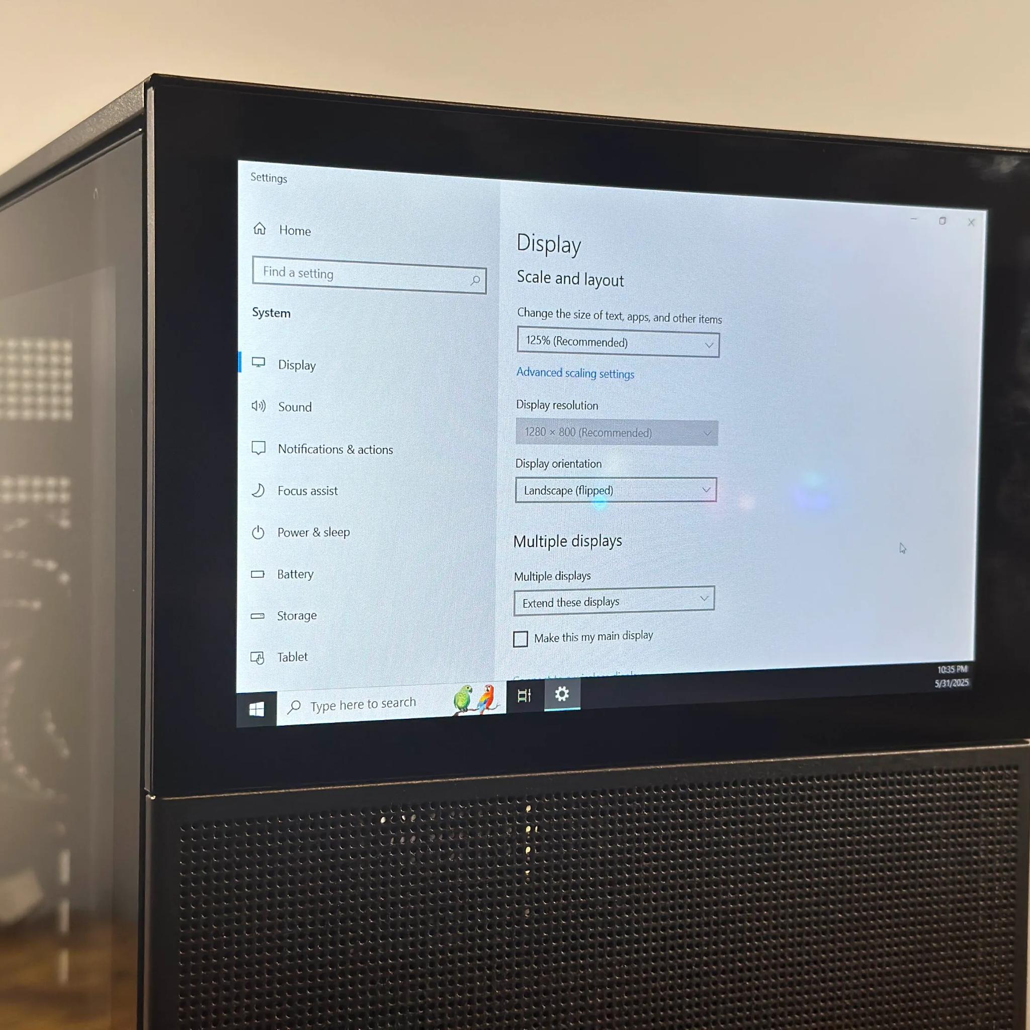JONSBO D31 MESH SC BLACK Micro ATX Computer Case with LCD Display & 1x 120mm Fan