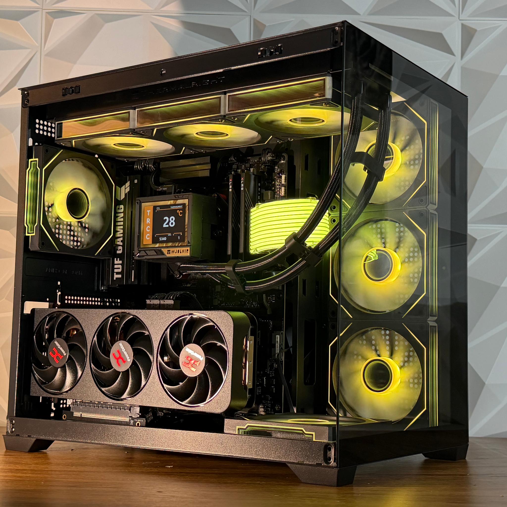 🔥RX 9070 XT | Ryzen  7900X/9800x3d | 32GB DDR5 | 1TB NVMe | LCD AIO | W11 Pro "Fireflare Phantom"🔥