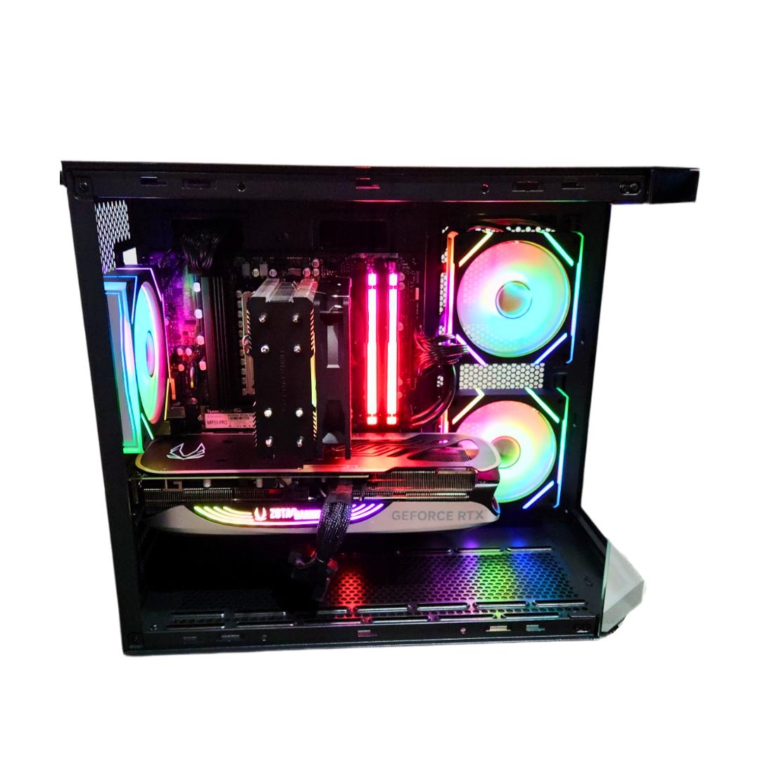 ➕️Amplify🦾: RTX 4070 | Ryzen 7500F | 32GB DDR5 RAM | 1TB SSD | 4 RGB Fans | Black Gaming PC