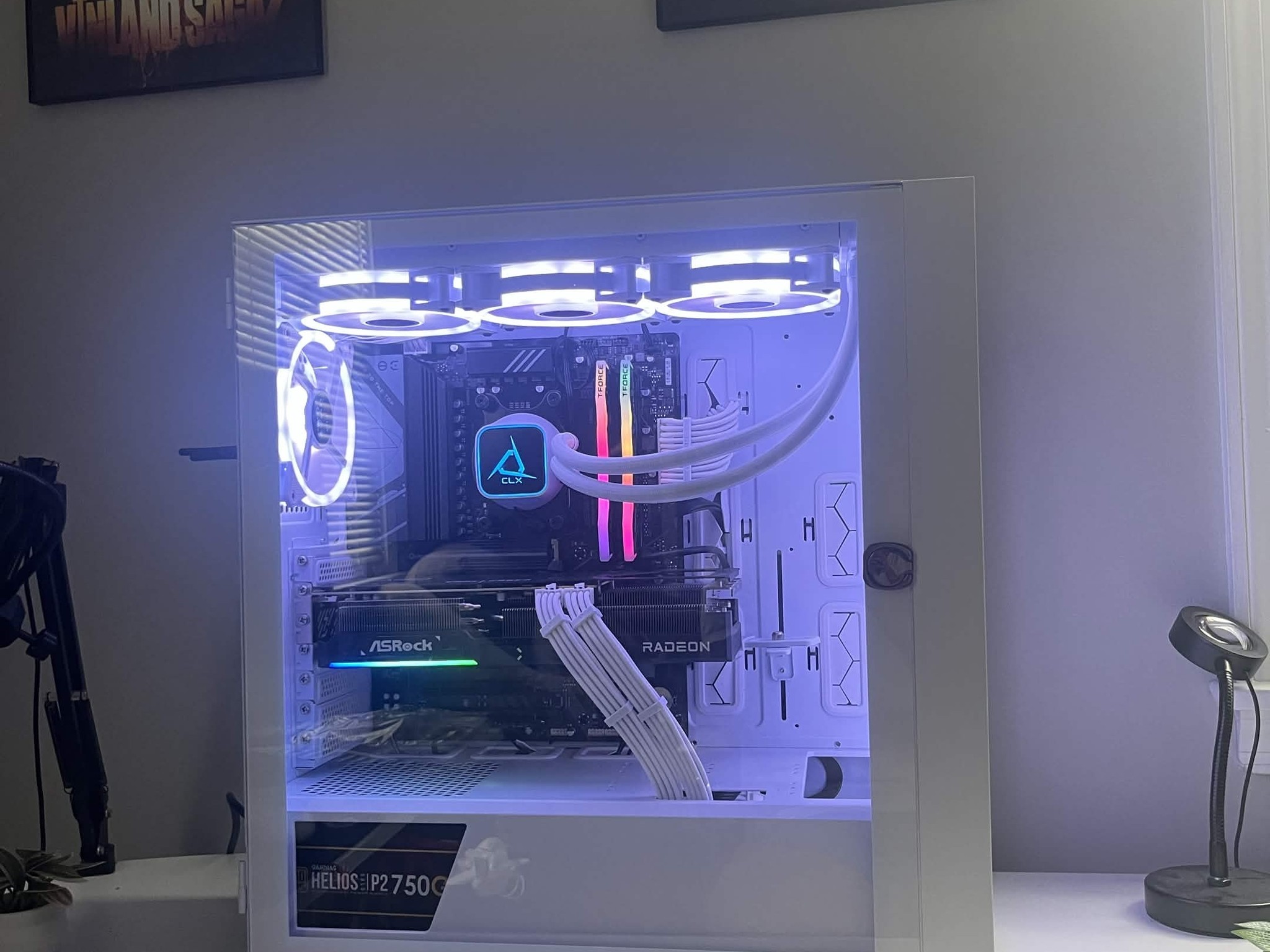 🖥️ RX 9070 XT | Ryzen 9 9900x | 32gb DDR5 Ram | 2TB Gen 4 m.2 | Water Cooled White Gaming PC