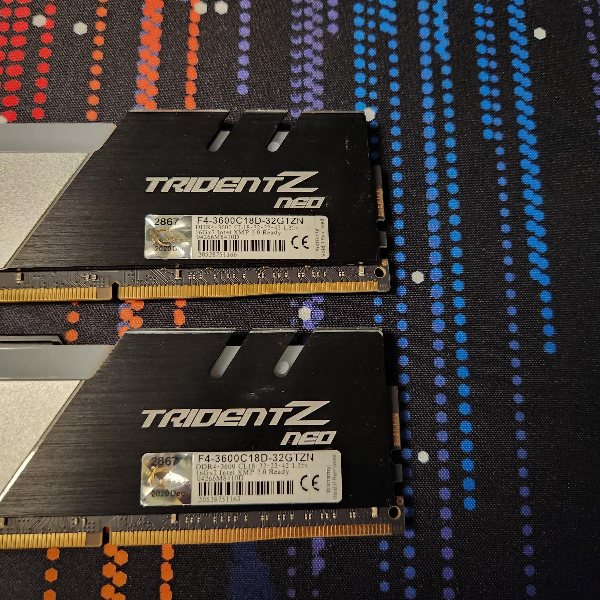 G.SKILL Trident Z Neo 2x16 GB DDR4-3600 CL18