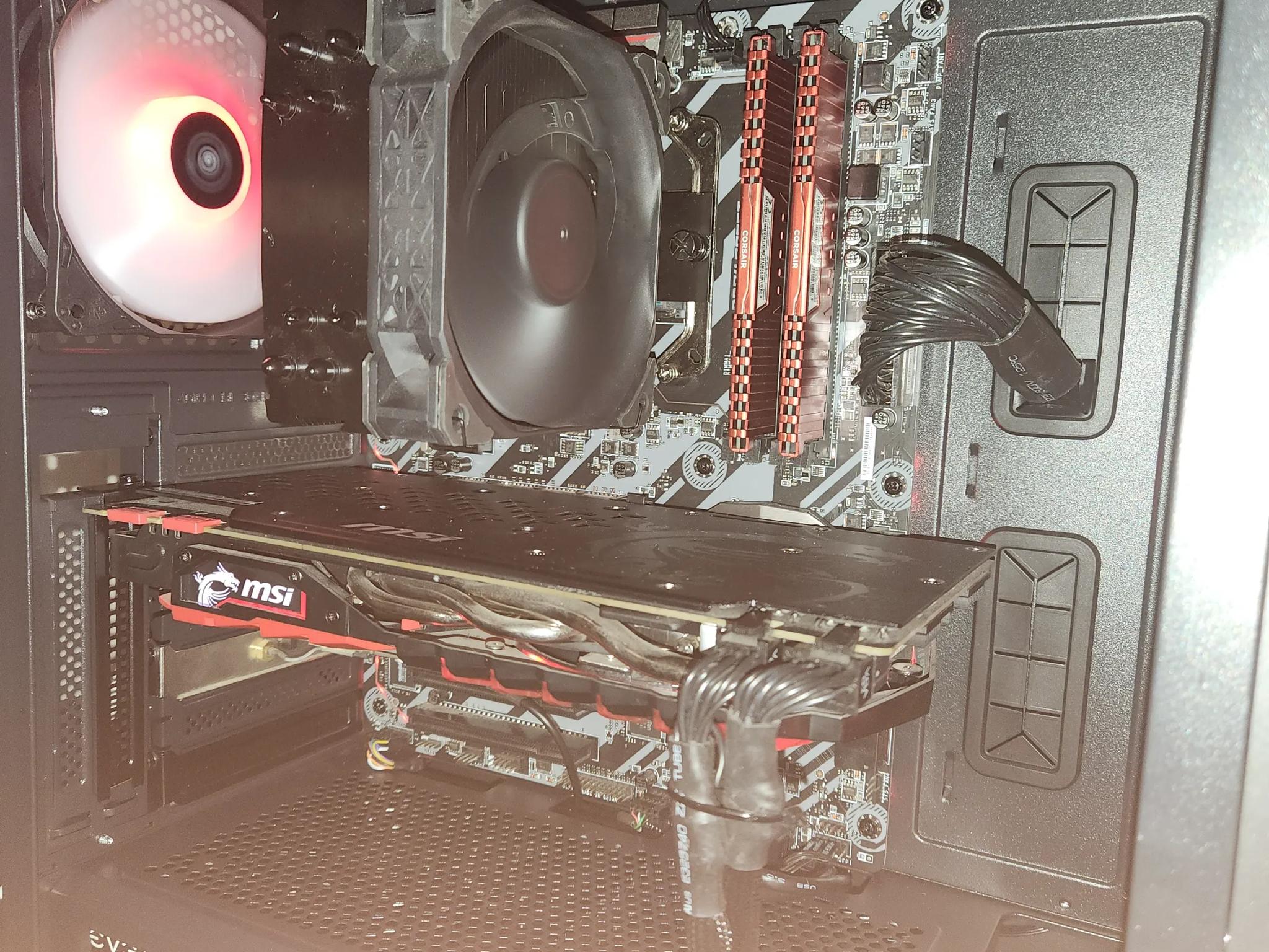 THE RED MONSTER: RTX 1070TI, Ryzen 7 1800X Fantastic value Gaming PC! With benchmarking video