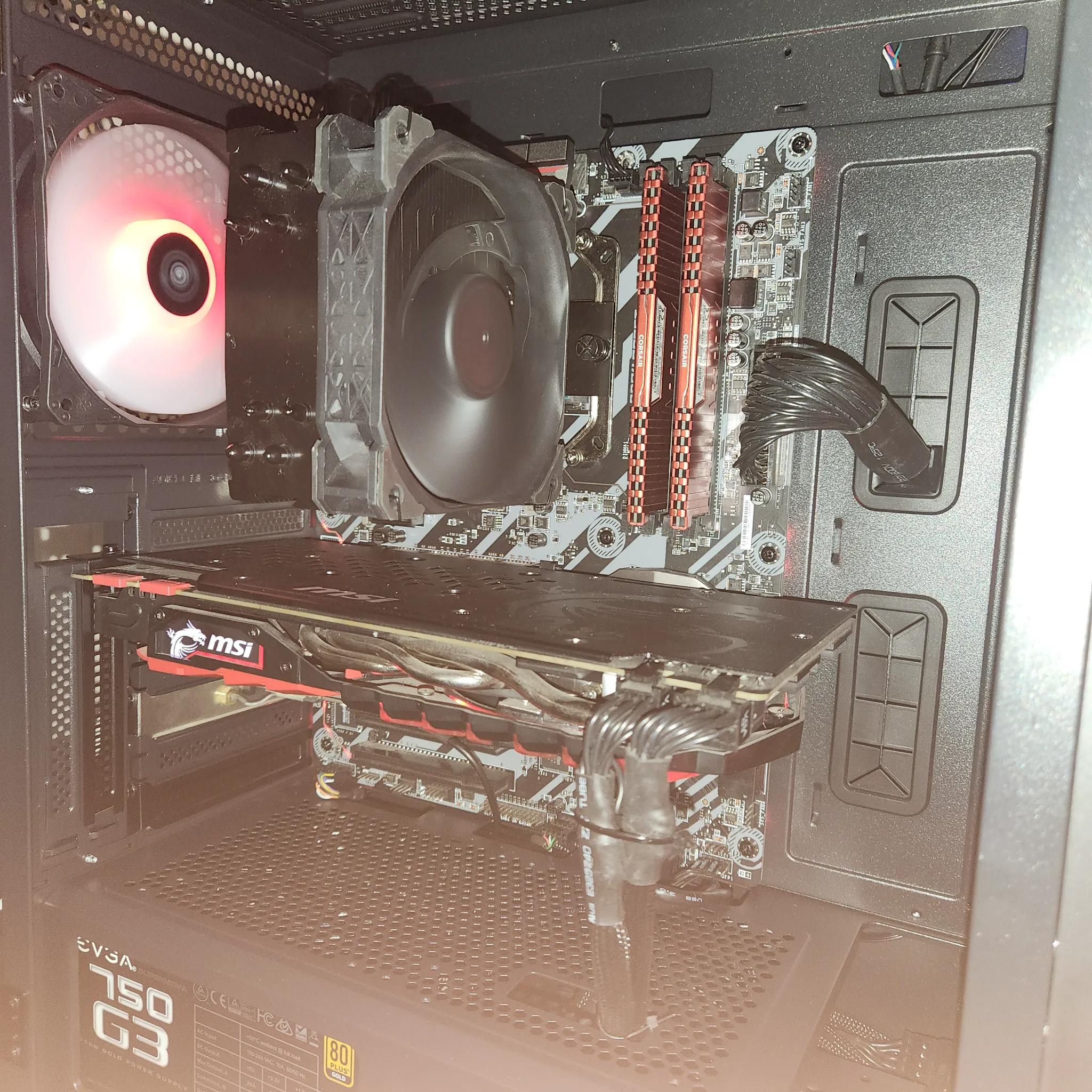 THE RED MONSTER: RTX 1070TI, Ryzen 7 1800X Fantastic value Gaming PC! With benchmarking video