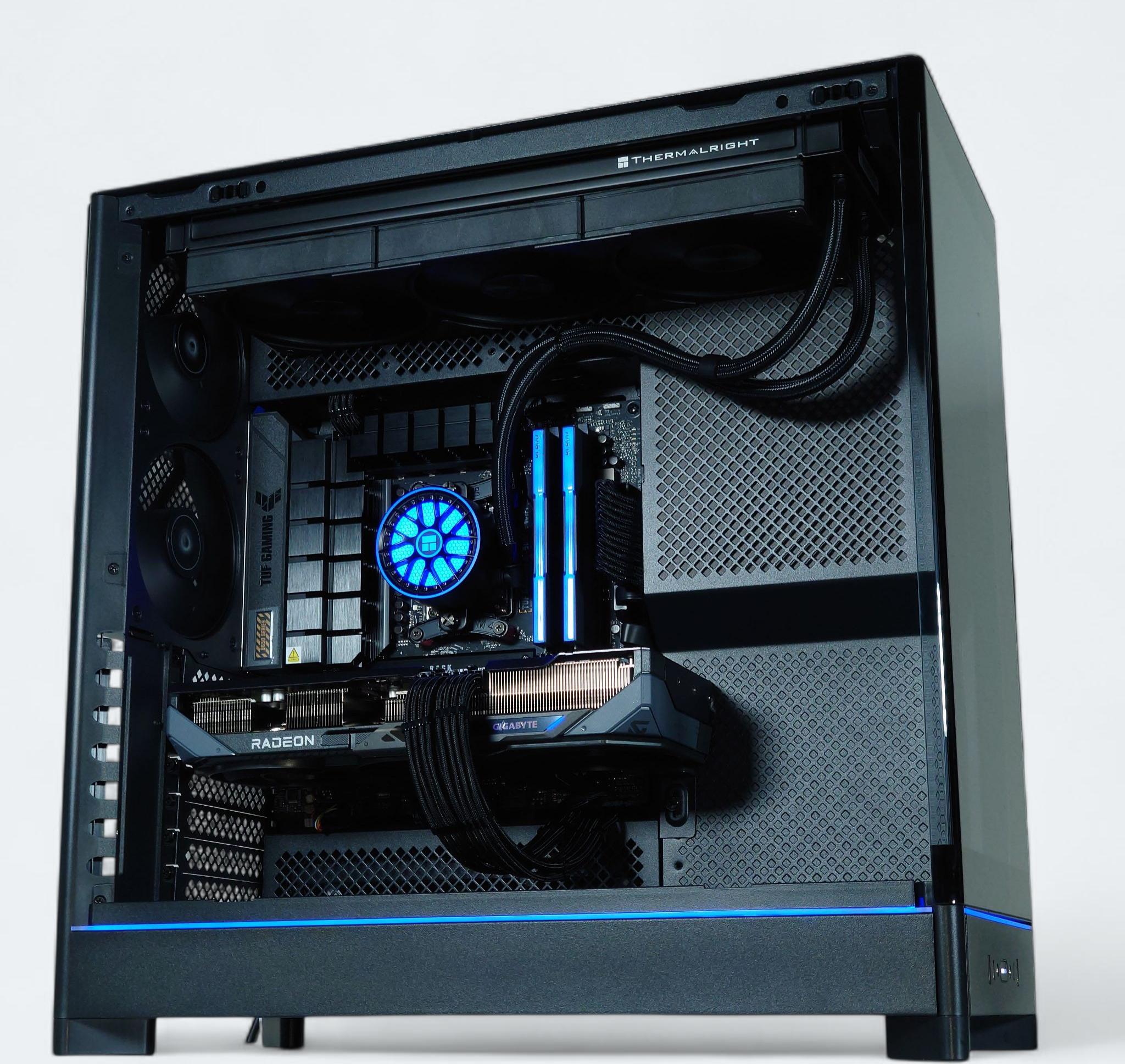 🌌 Liquid Cooled Gaming PC☄️AMD Ryzen 7 7700🌌AMD RX 9070 16GB🌌32GB DDR5🌌1TB NVME