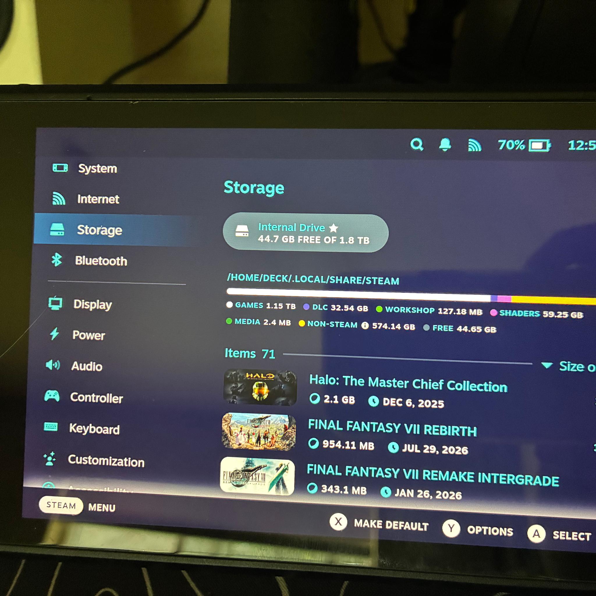 Steam Deck LCD 2TB w Jsaux dock