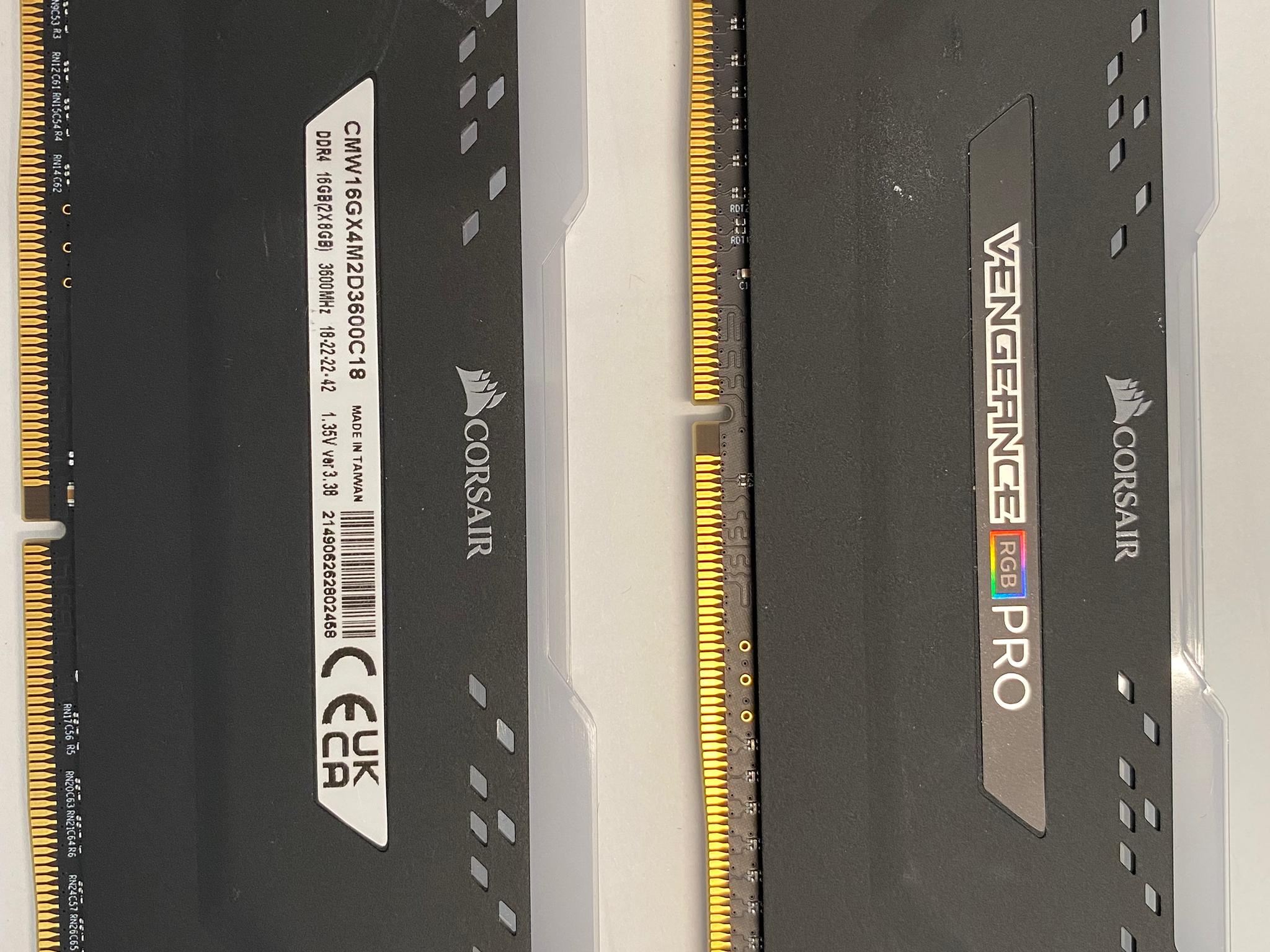 Corsair Vengeance Pro DDR4 3600MHz Ram 16gb (2x8)