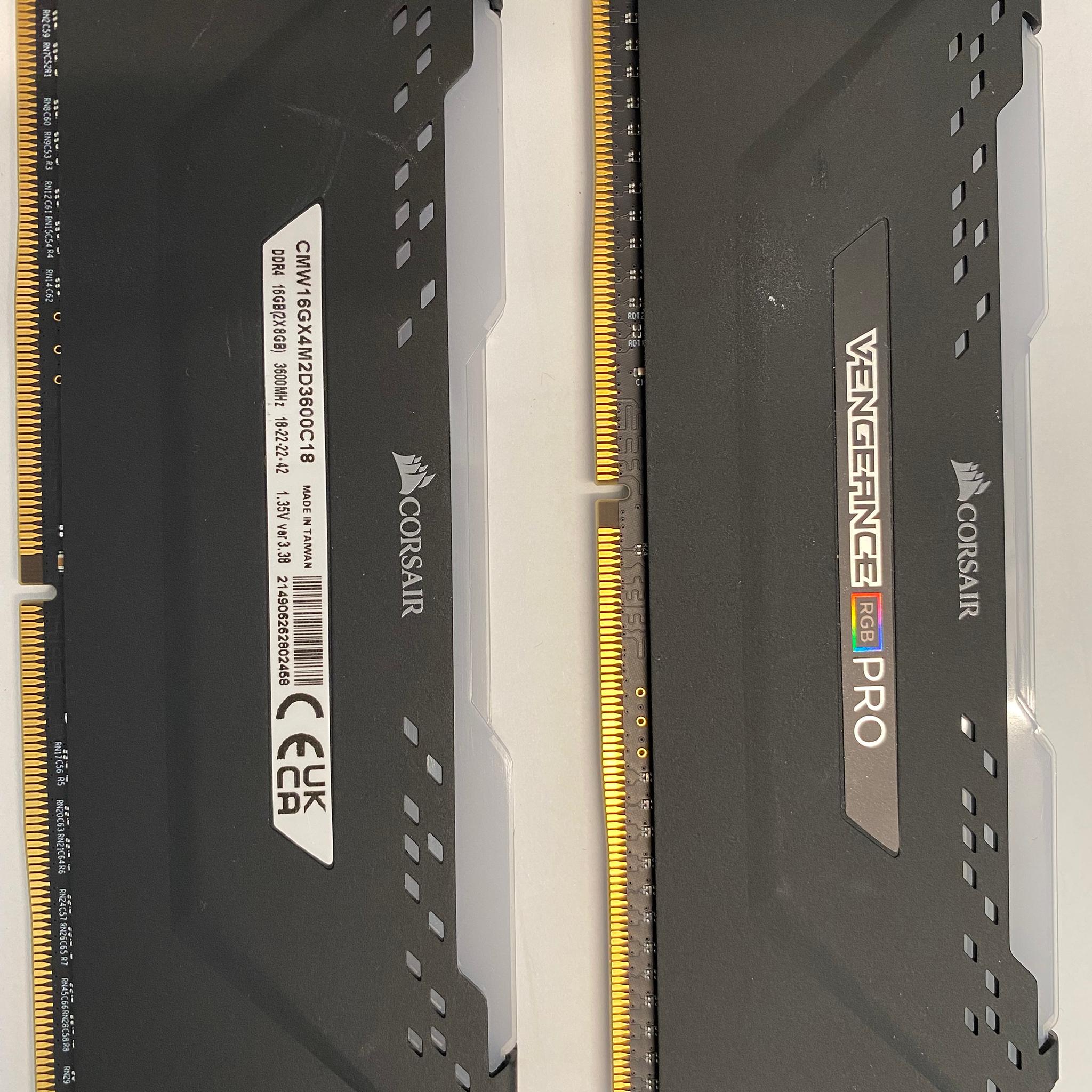 Corsair Vengeance Pro DDR4 3600MHz Ram 16gb (2x8)