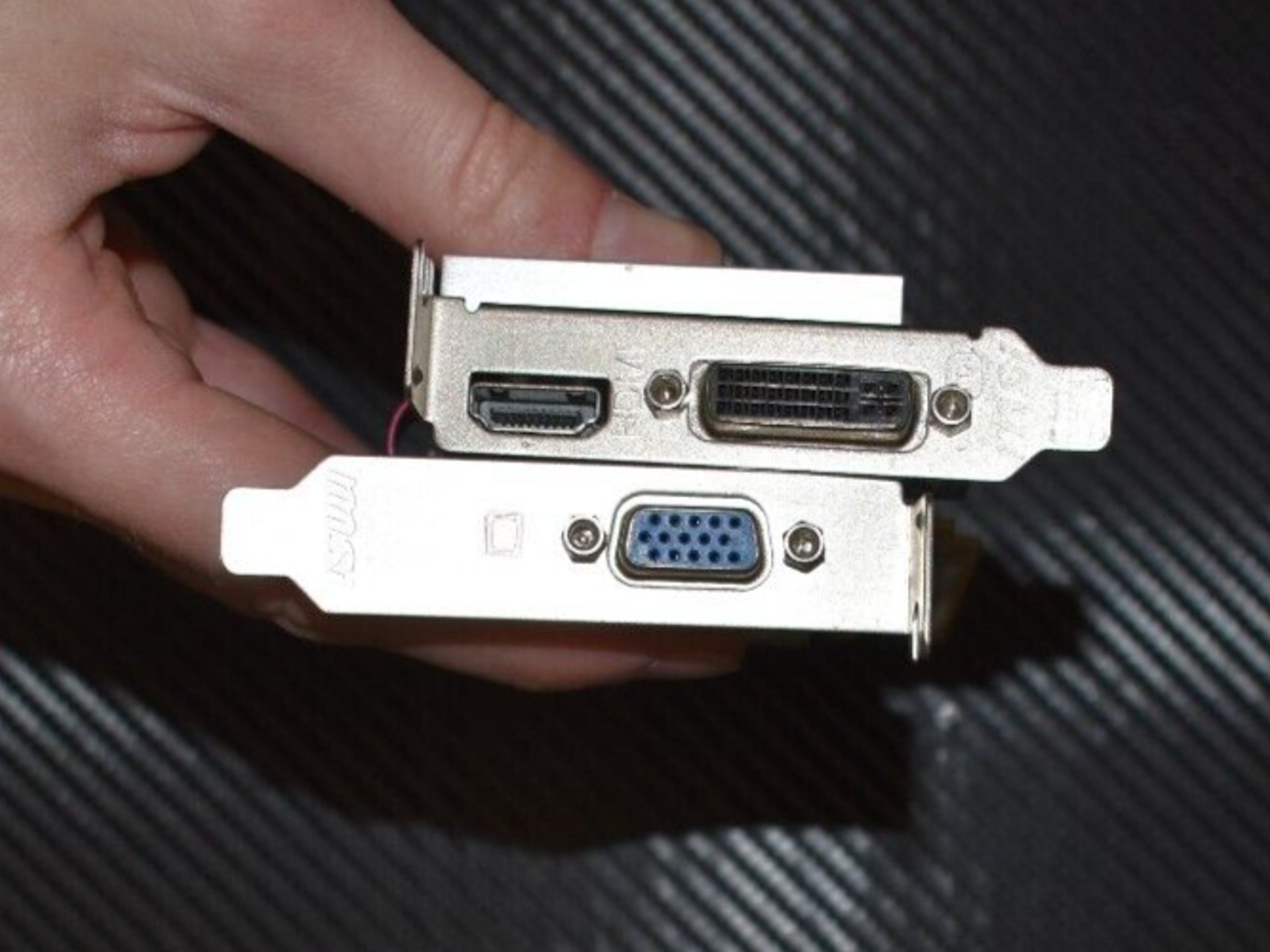 MSI Nvidia GeForce 8400 GS 1GB GDDR3 Low Profile Graphics Card - DVI HDMI VGA