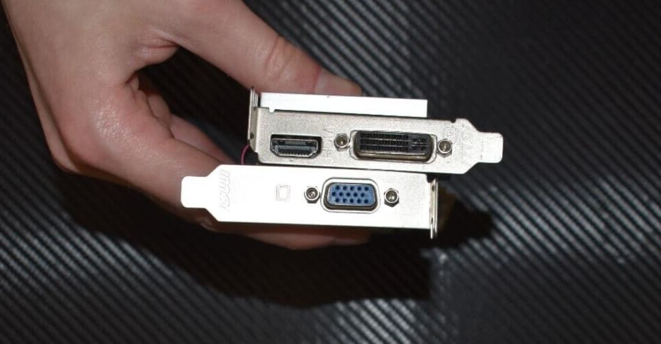 MSI Nvidia GeForce 8400 GS 1GB GDDR3 Low Profile Graphics Card - DVI HDMI VGA