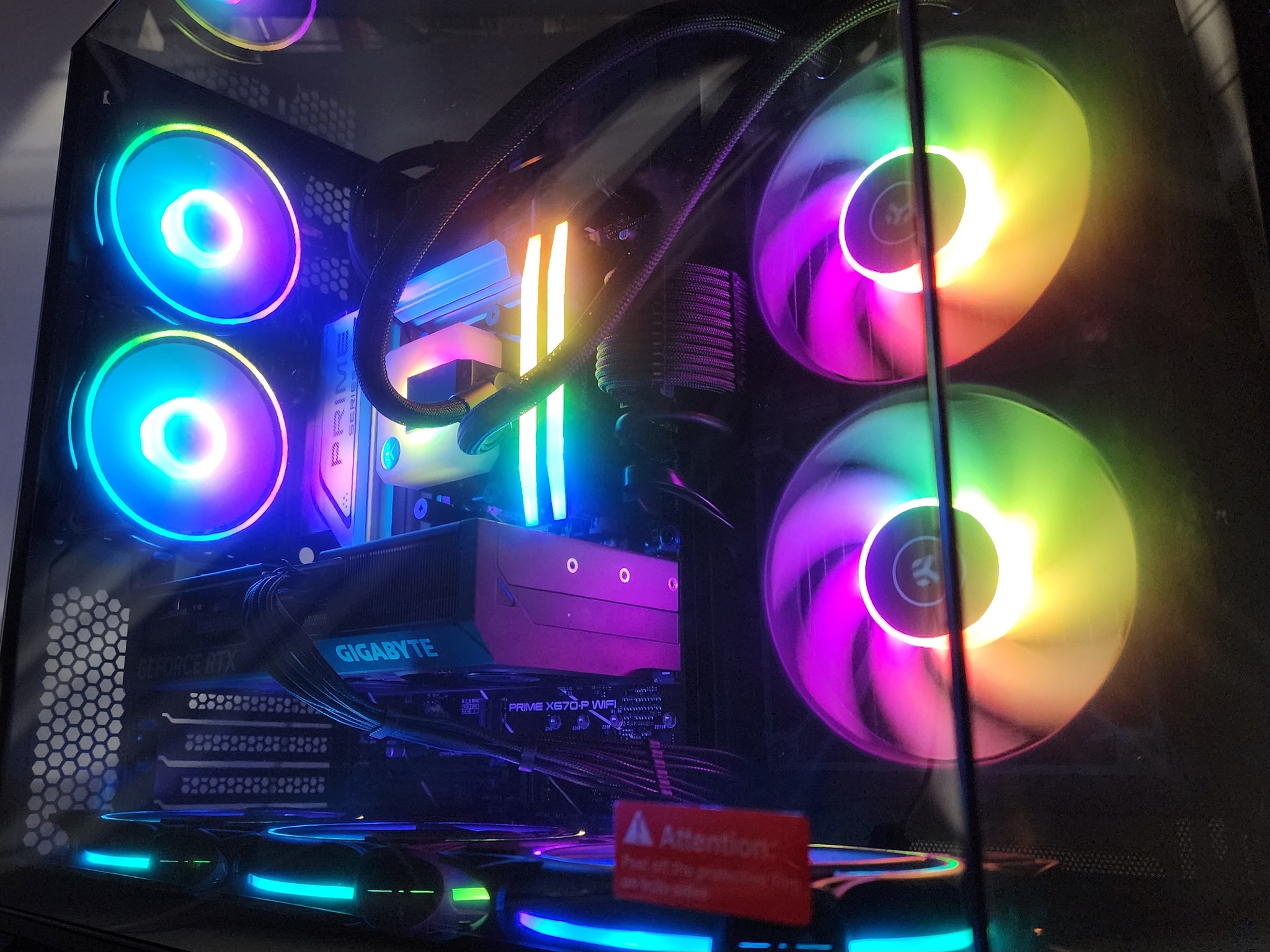 Gaming PC Ryzen 9 7900X 32GB RAM 1TB SSD RTX 4070 SUPER 12GB Windows 11 Computer