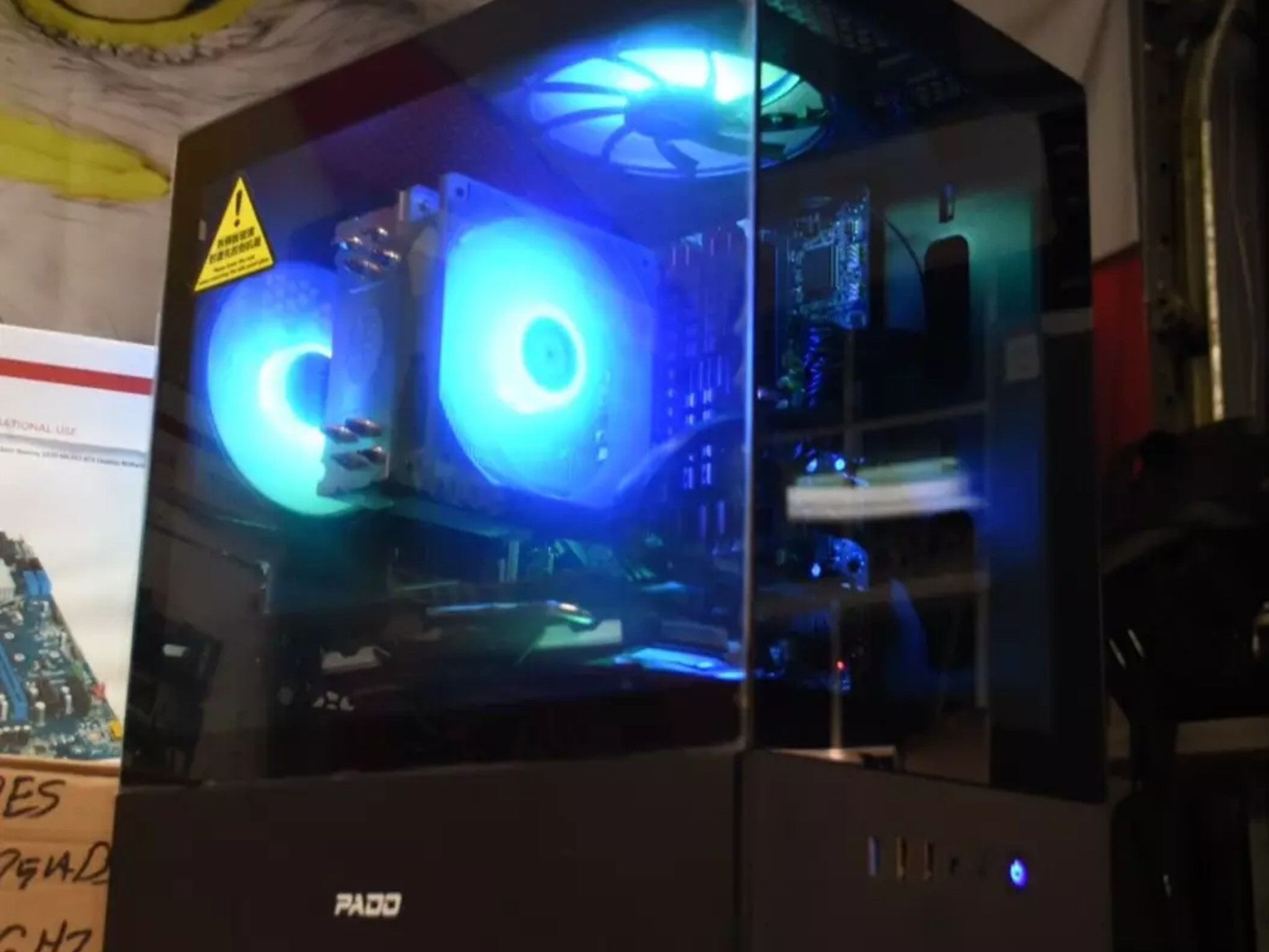 GAMING PC INTEL i7 3770 rx580 8 gb 24gb ram 500 WT PSU BUILT IN WIFI & BLUETOOH 512gbm.2 500gb HHd