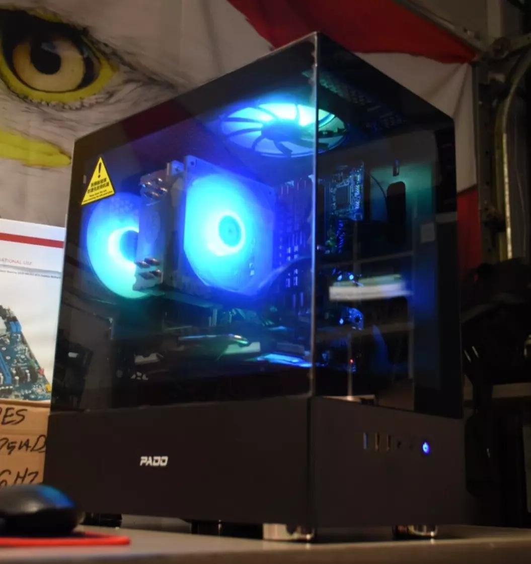 GAMING PC INTEL i7 3770 rx580 8 gb 24gb ram 500 WT PSU BUILT IN WIFI & BLUETOOH 512gbm.2 500gb HHd