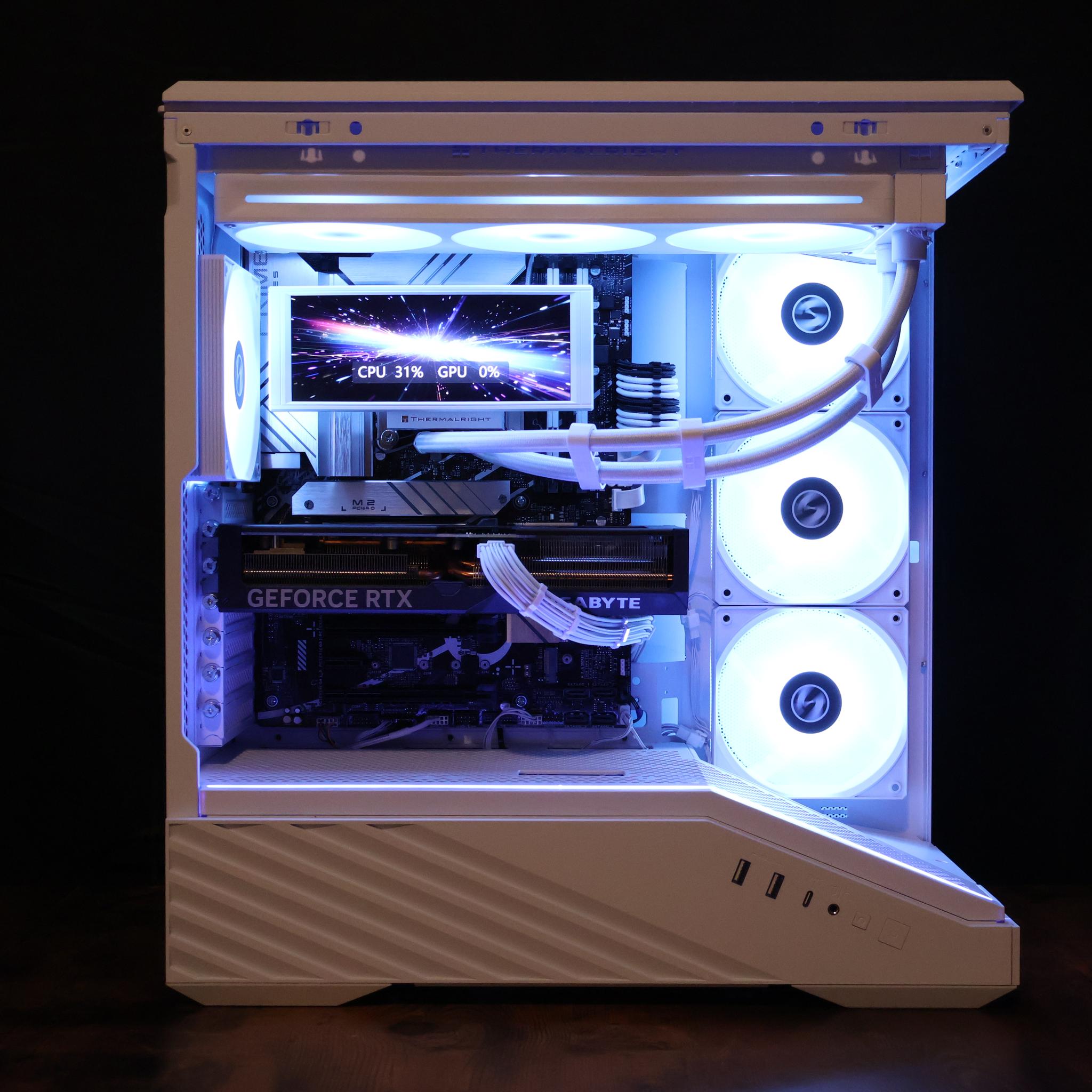 4070Ti | 13900K | 32GB DDR5 | 1TB NVME | White Custom Gaming PC