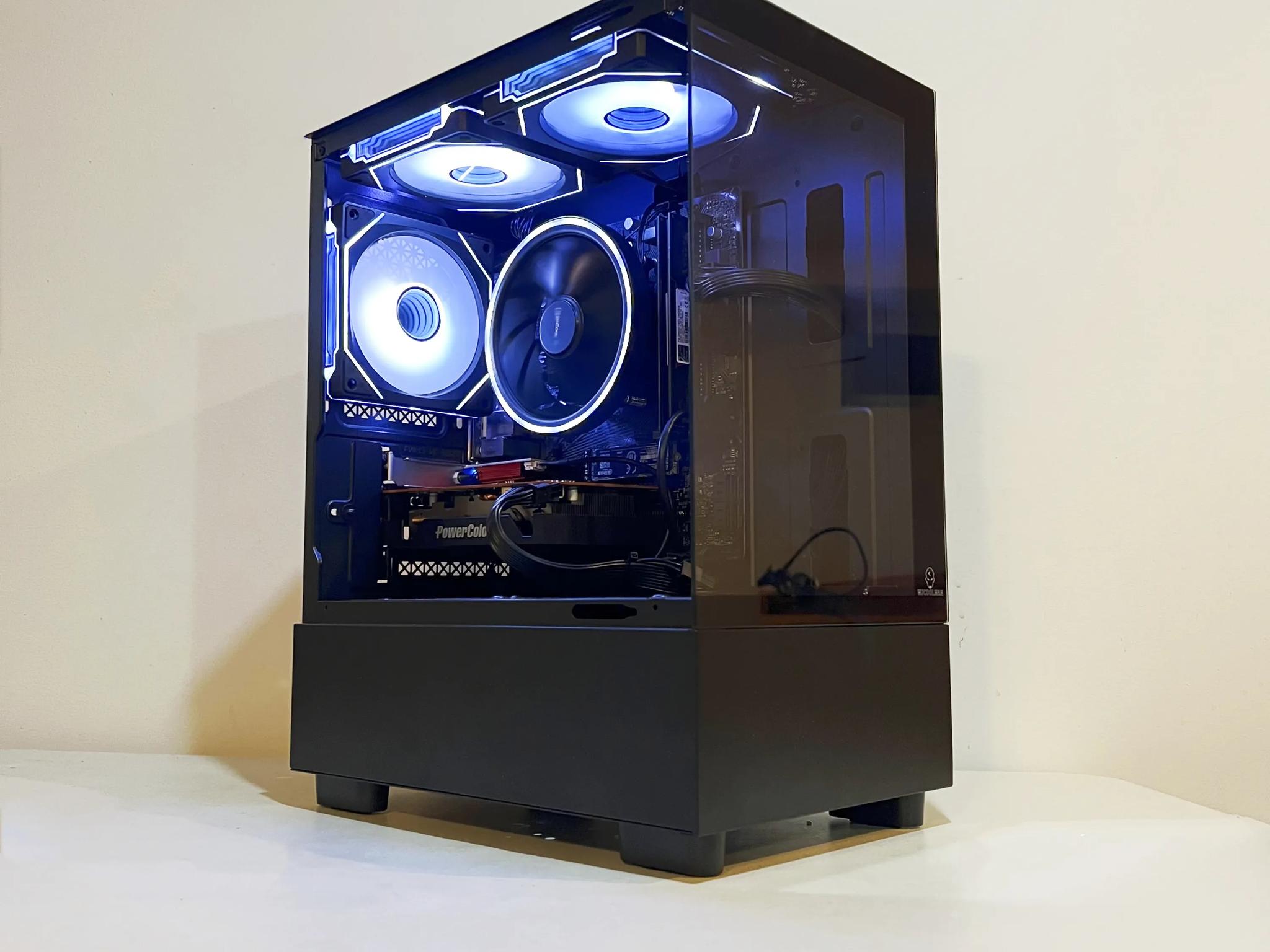 🔥SALE🔥 R5-4500|RX 6500XT|16GB RAM|WIFI|ARGB Fans|-DepxTech Pre-Built PC