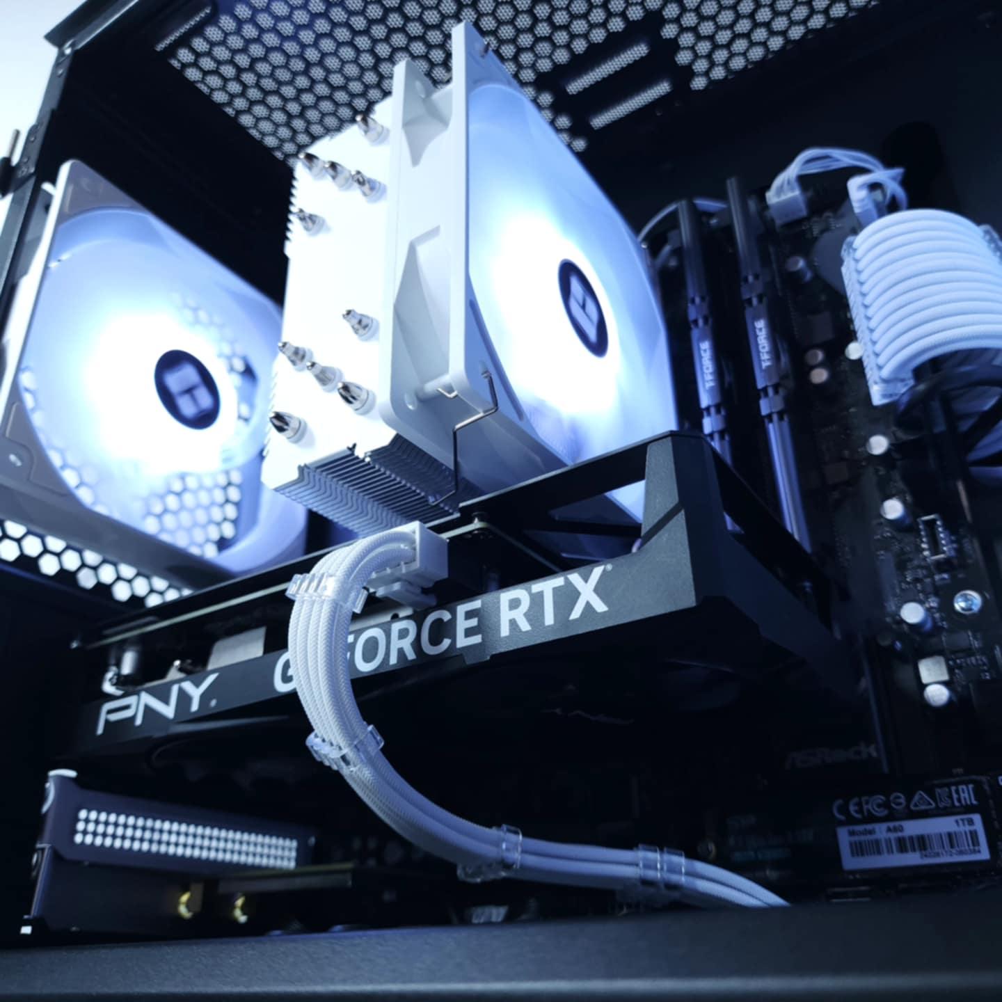 🤍RTX 4060●Core i5 12500T●1TB NVMe●16GB 3200MHz DDR4●1080p Gaming Computer