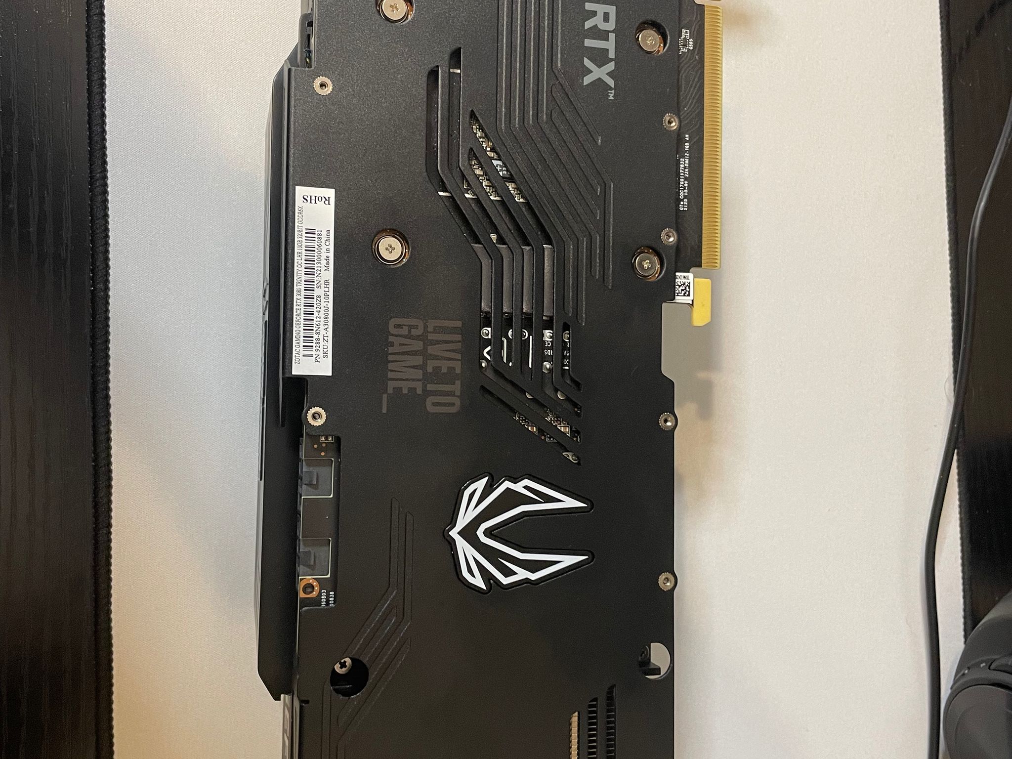 3080 zotac trinity OC 10gb