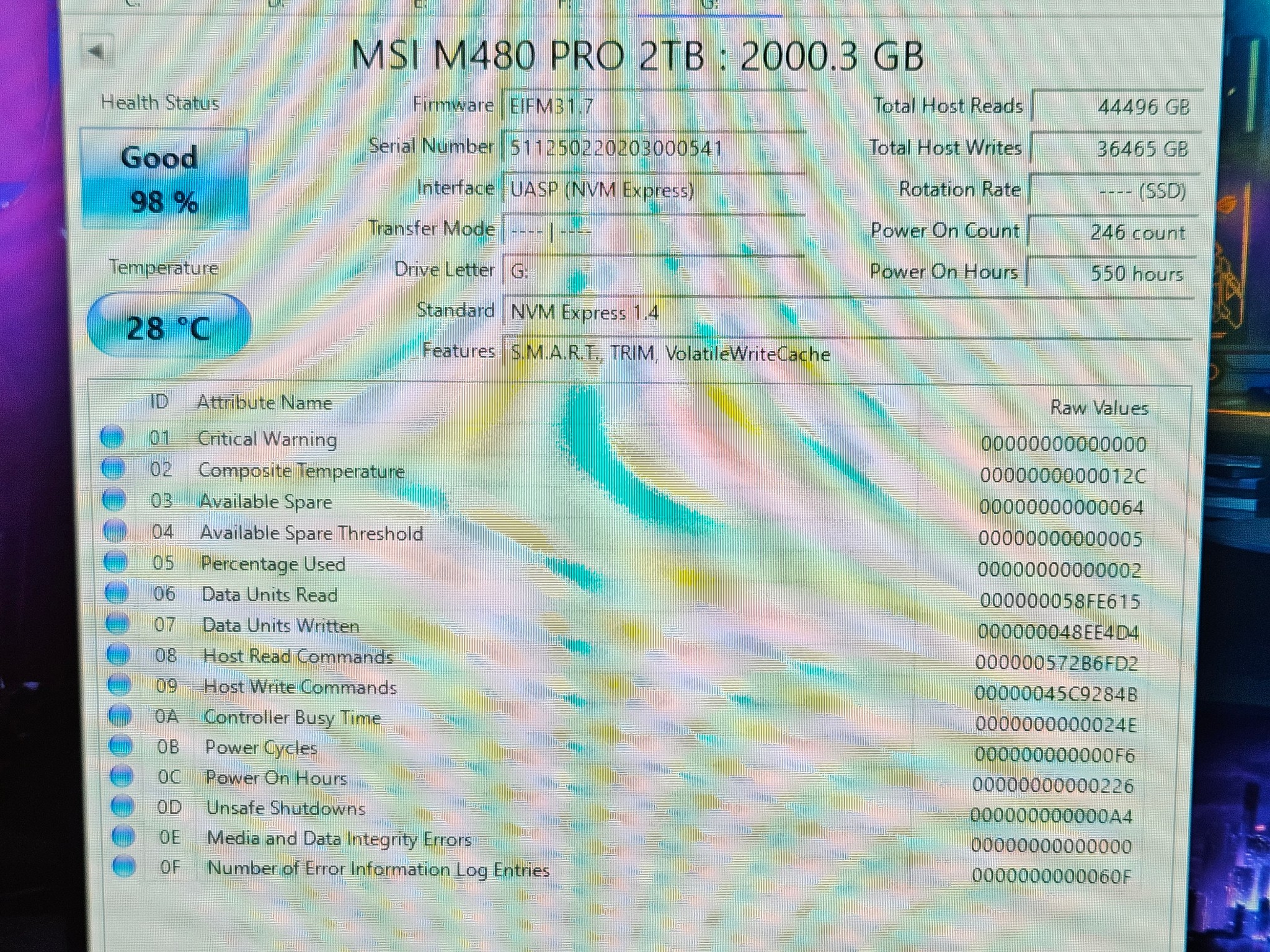 MSI M480 Pro 2TB NVME SSD with DRAM and Heatsink
