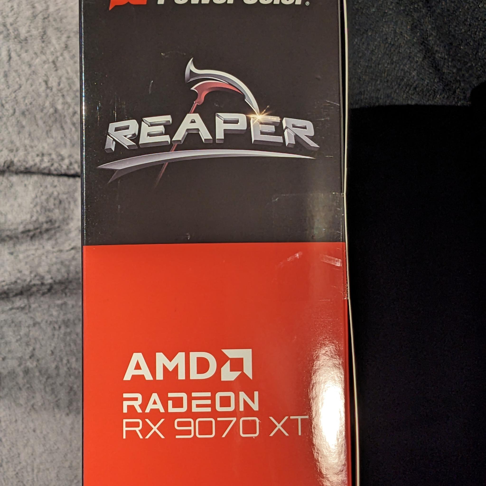 NEW SEALED PowerColor Reaper AMD Radeon RX 9070 XT 16GB GDDR6 Graphics Card