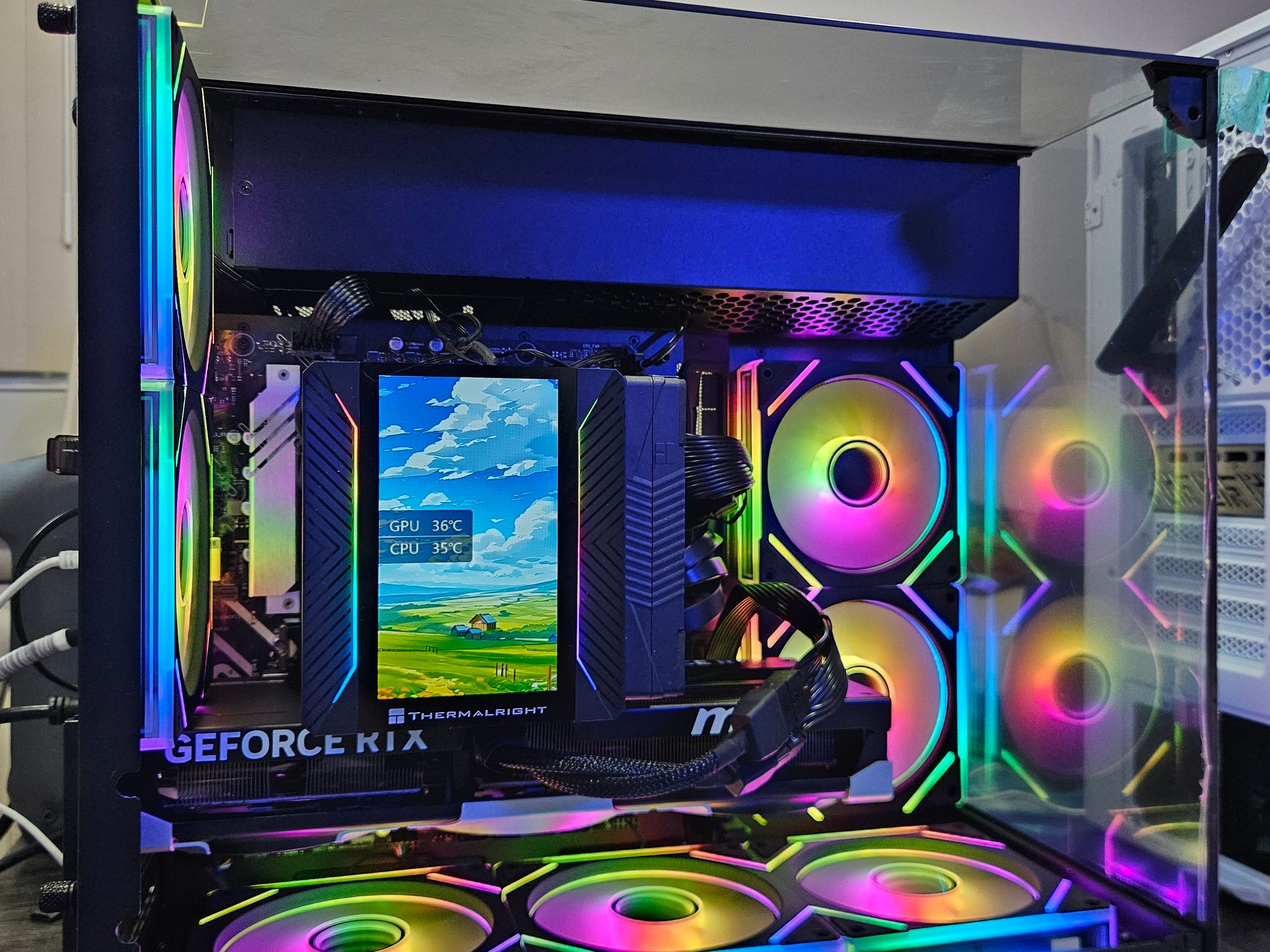 Gaming PC • RTX 5070 • Core Ultra 5 250K Plus • 32GB DDR5 • 1TB M.2 • Lian Li O11 Vision M