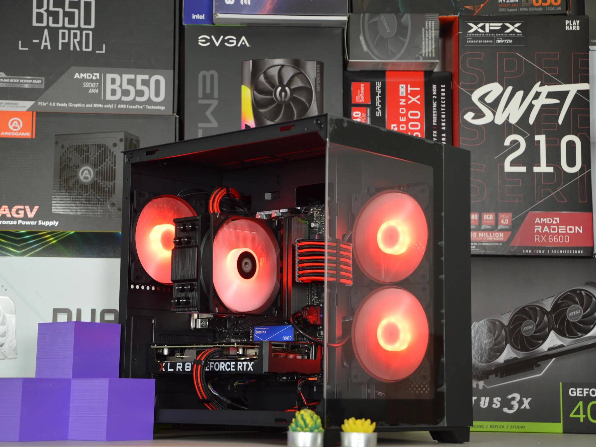 🌋🌋| RTX 4060 8GB | RYZEN 5 5500 | 16GB DDR4 RAM | 1TB NVME SSD | Volcanic Obsidian |