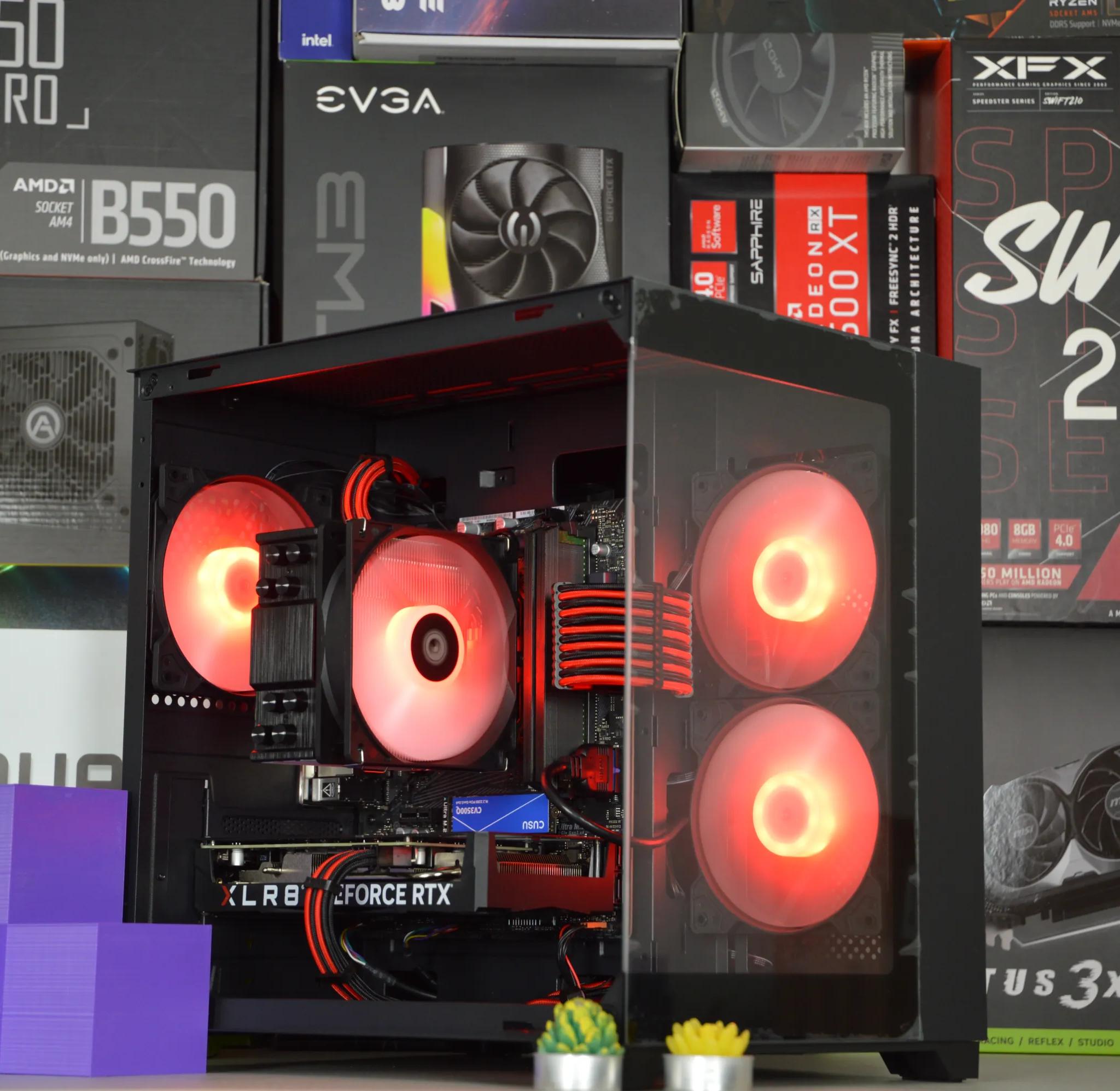 🌋🌋| RTX 4060 8GB | RYZEN 5 5500 | 16GB DDR4 RAM | 1TB NVME SSD | Volcanic Obsidian |