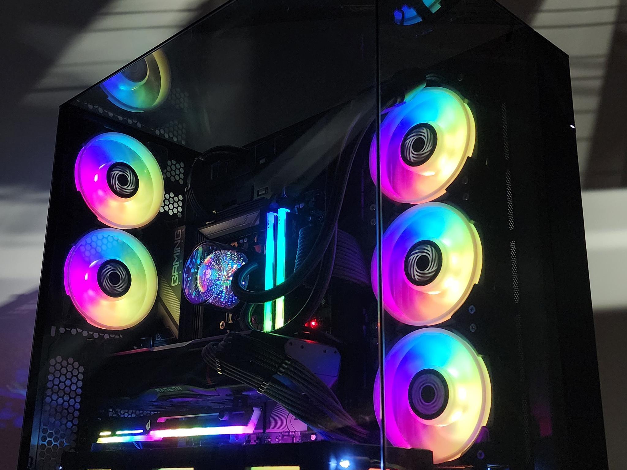 Gaming PC Ryzen 9 9900X 32GB RAM 2TB SSD RX 7900 XTX 24GB Windows 11 Computer