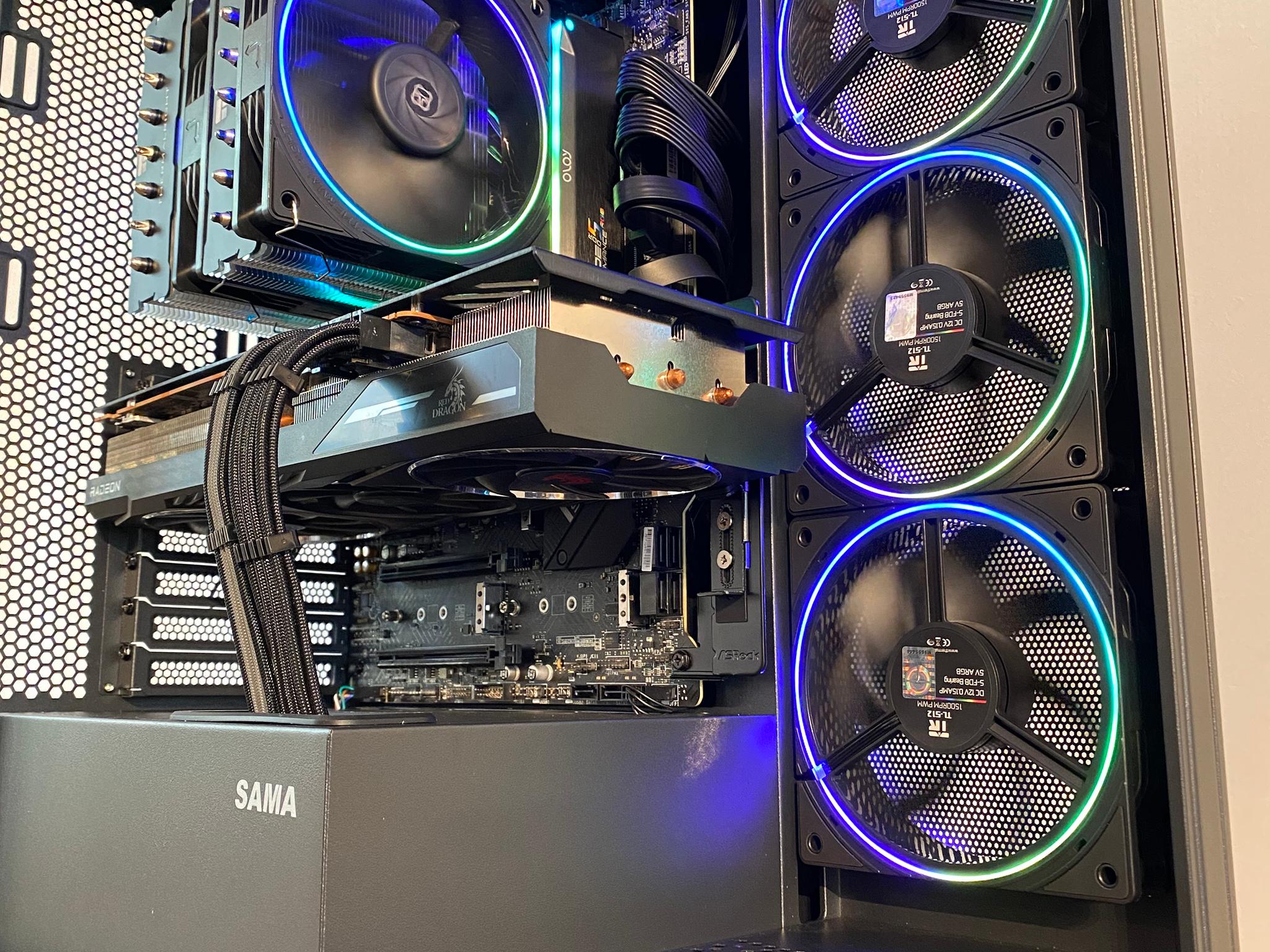 Black Opal V i9 12900K RX 6800 XT 2TB NVME 32GB DDR5 Gaming, Streaming, Editing PC