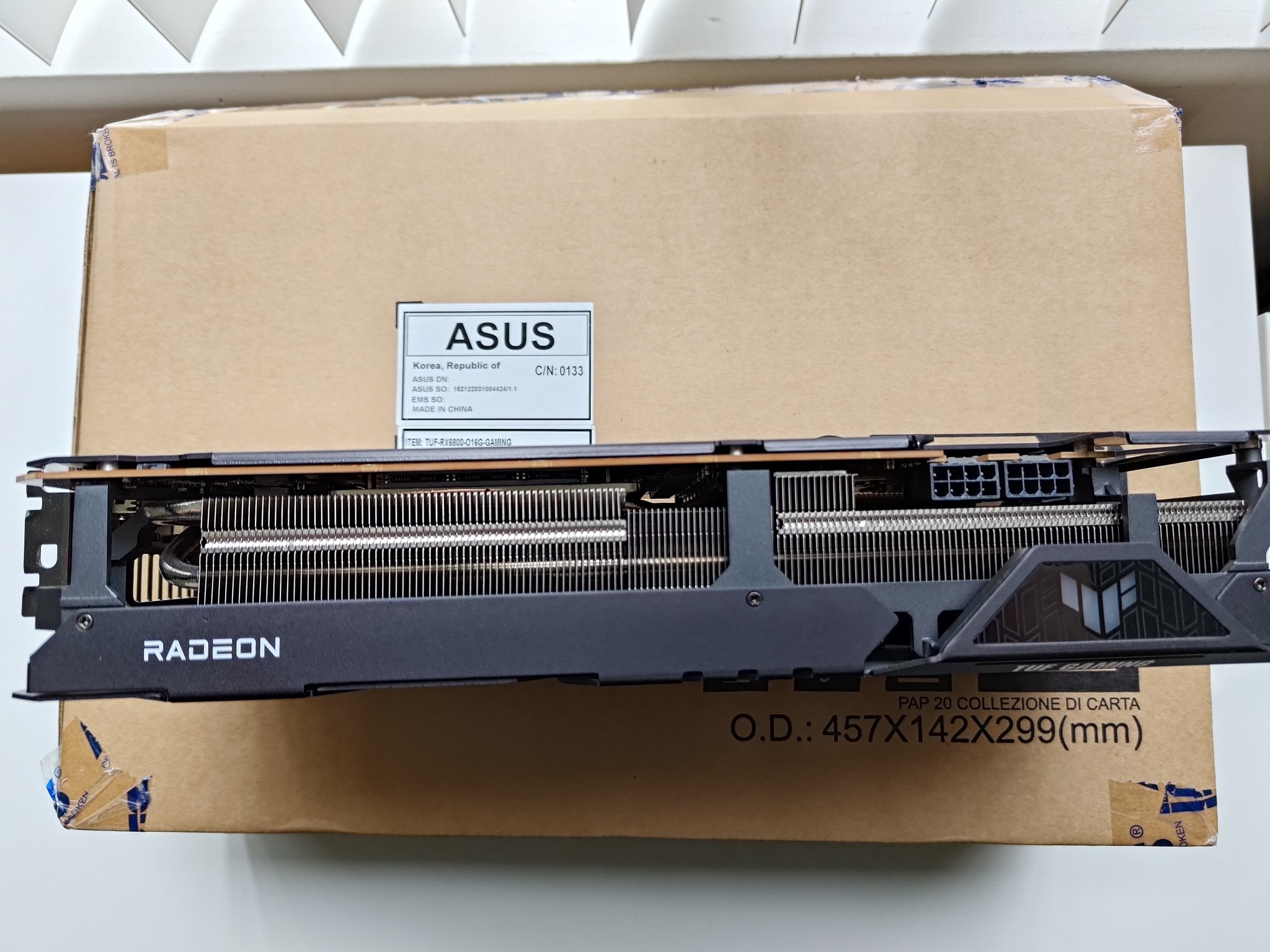Like new ASUS TUF Gaming Radeon RX 6800 O16G OC D6 16GB