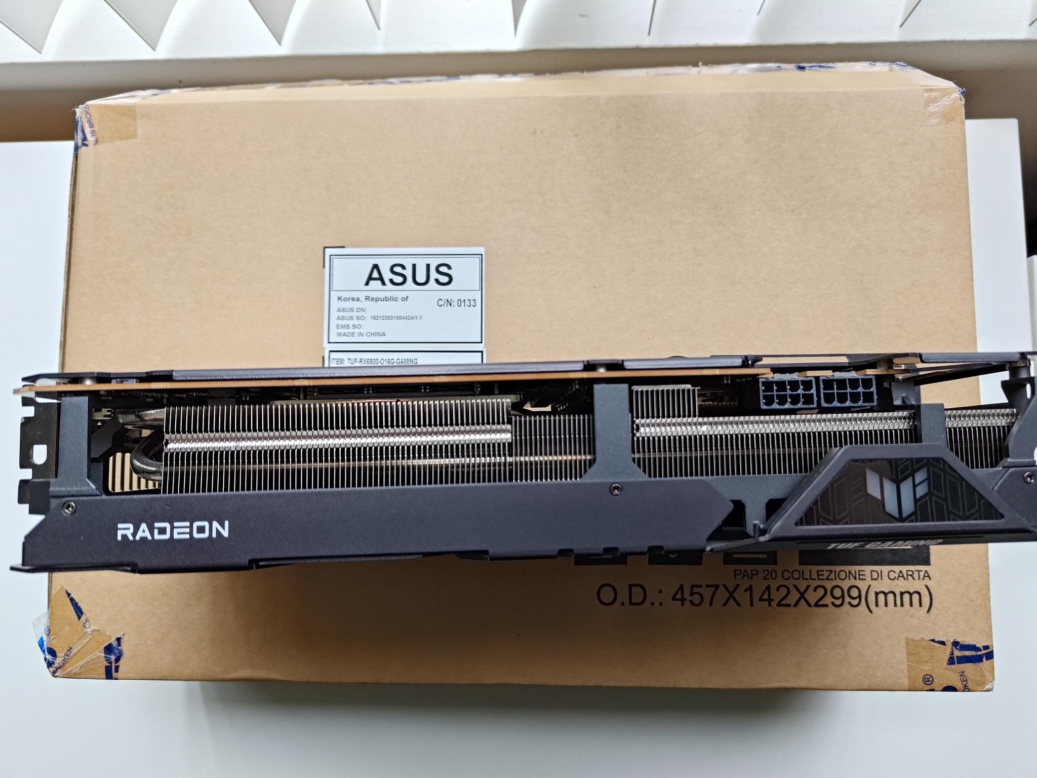 Like new ASUS TUF Gaming Radeon RX 6800 O16G OC D6 16GB