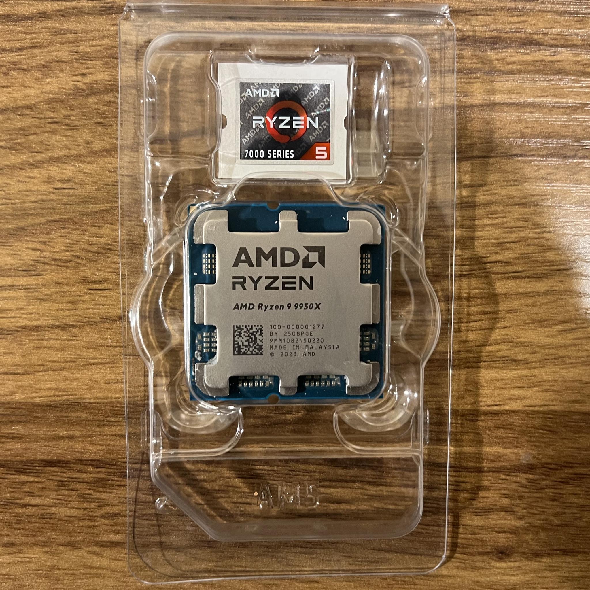 AMD Ryzen 9 9950X 16 Cores, 32 threads CPU