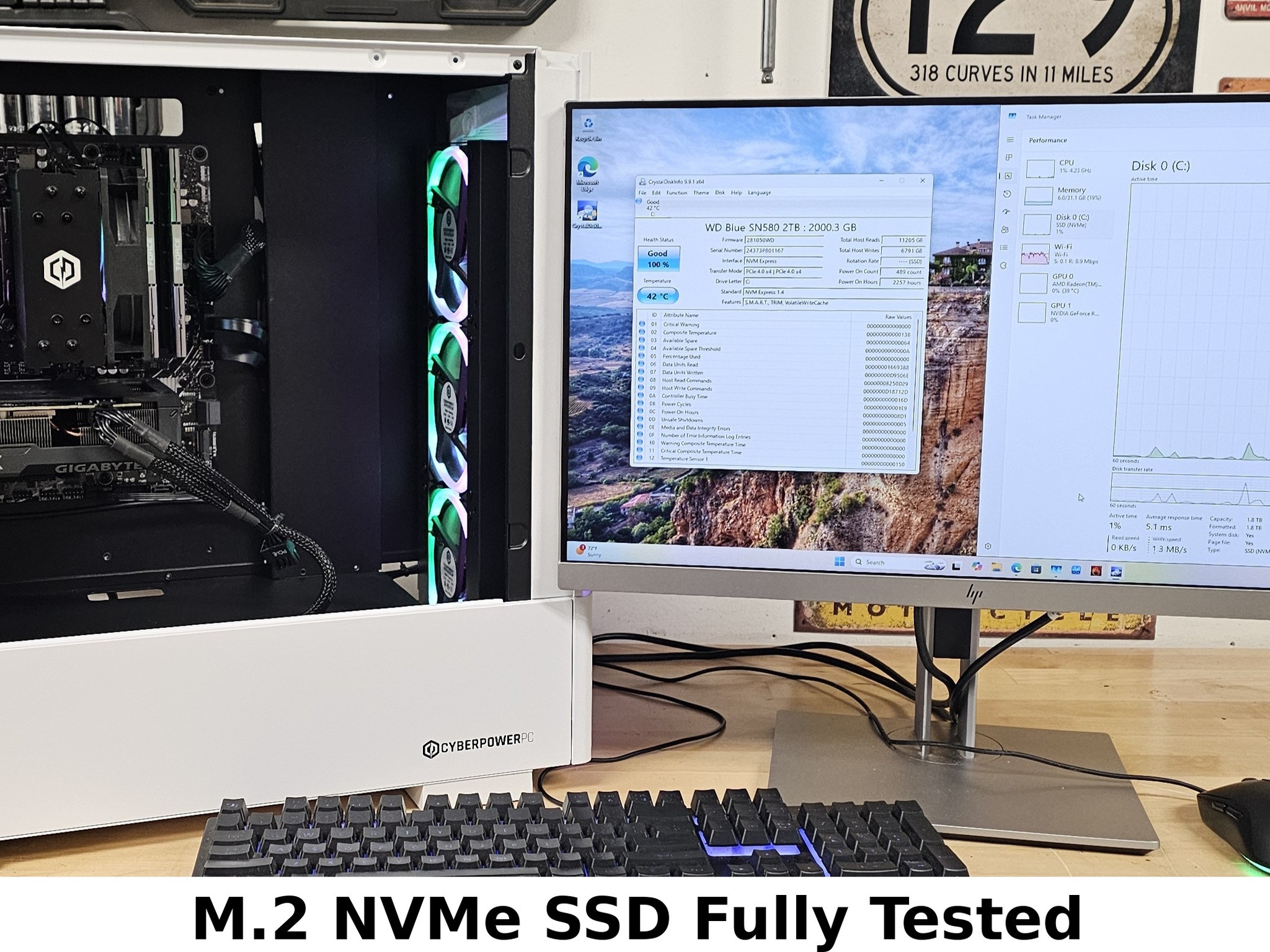 2TB NVMe M.2 SSD WD Blue SN580