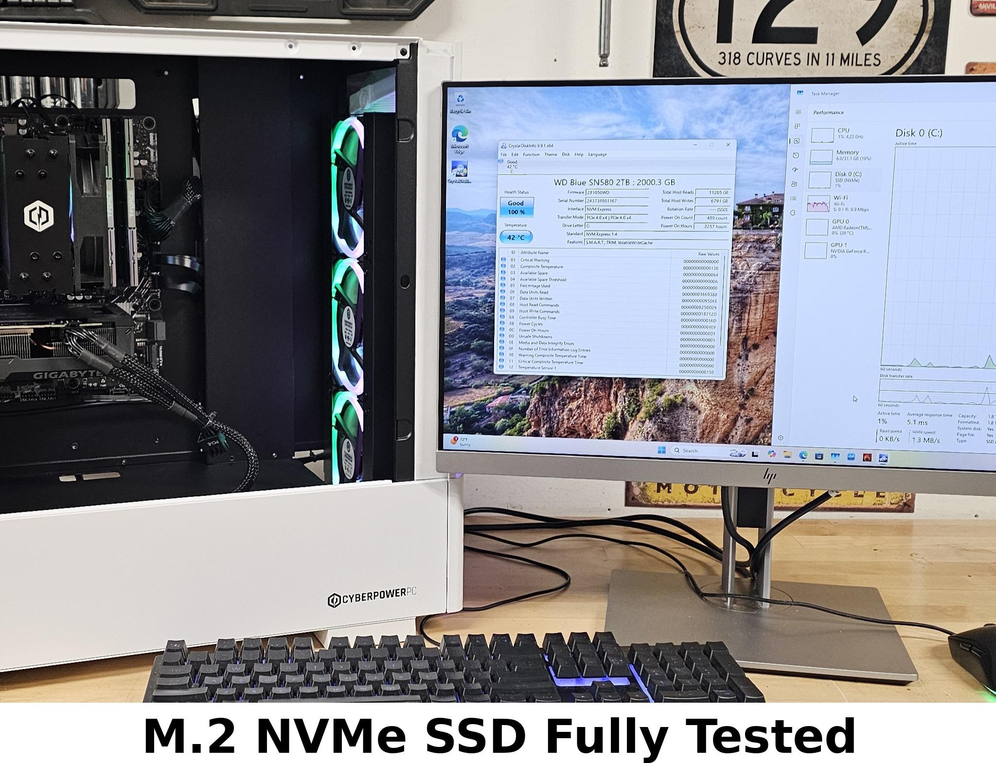 2TB NVMe M.2 SSD WD Blue SN580